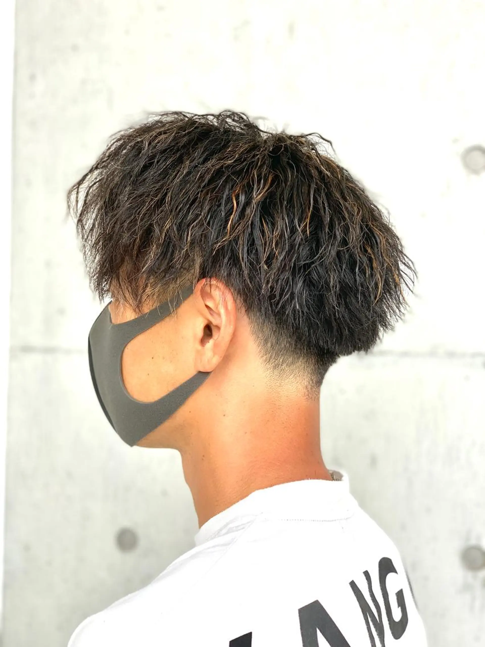 ショート パーマ メンズ メンズパーマ メンズツイストパーマ ツイストパーマ カット ヘアカラー パーマ トリートメント 👑ツイスパ👑 中谷 陸のヘアスタイル