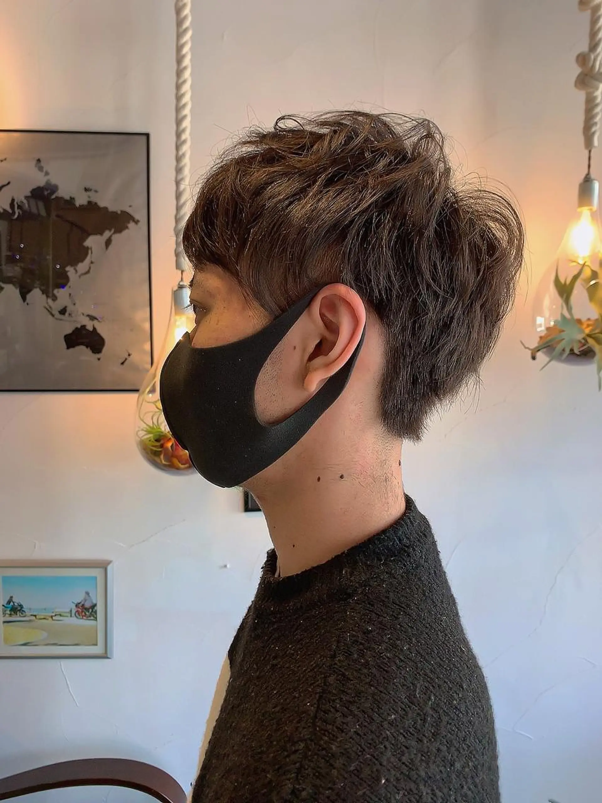 ショート パーマ メンズ ハルキ/ 髪質改善のヘアスタイル