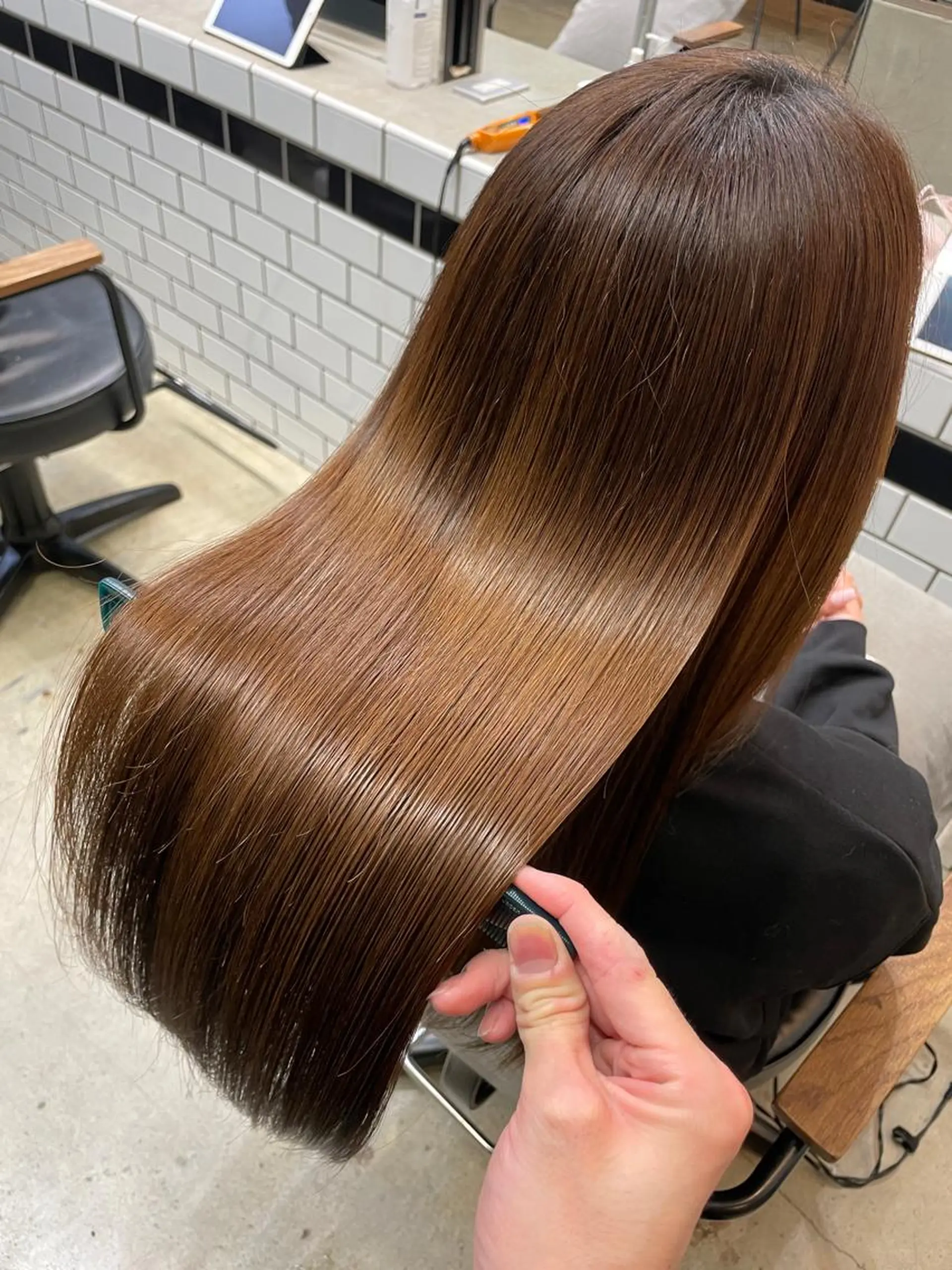 ロング カラー カット トリートメント 🌈本物の髪質改善 森田涼平のヘアスタイル