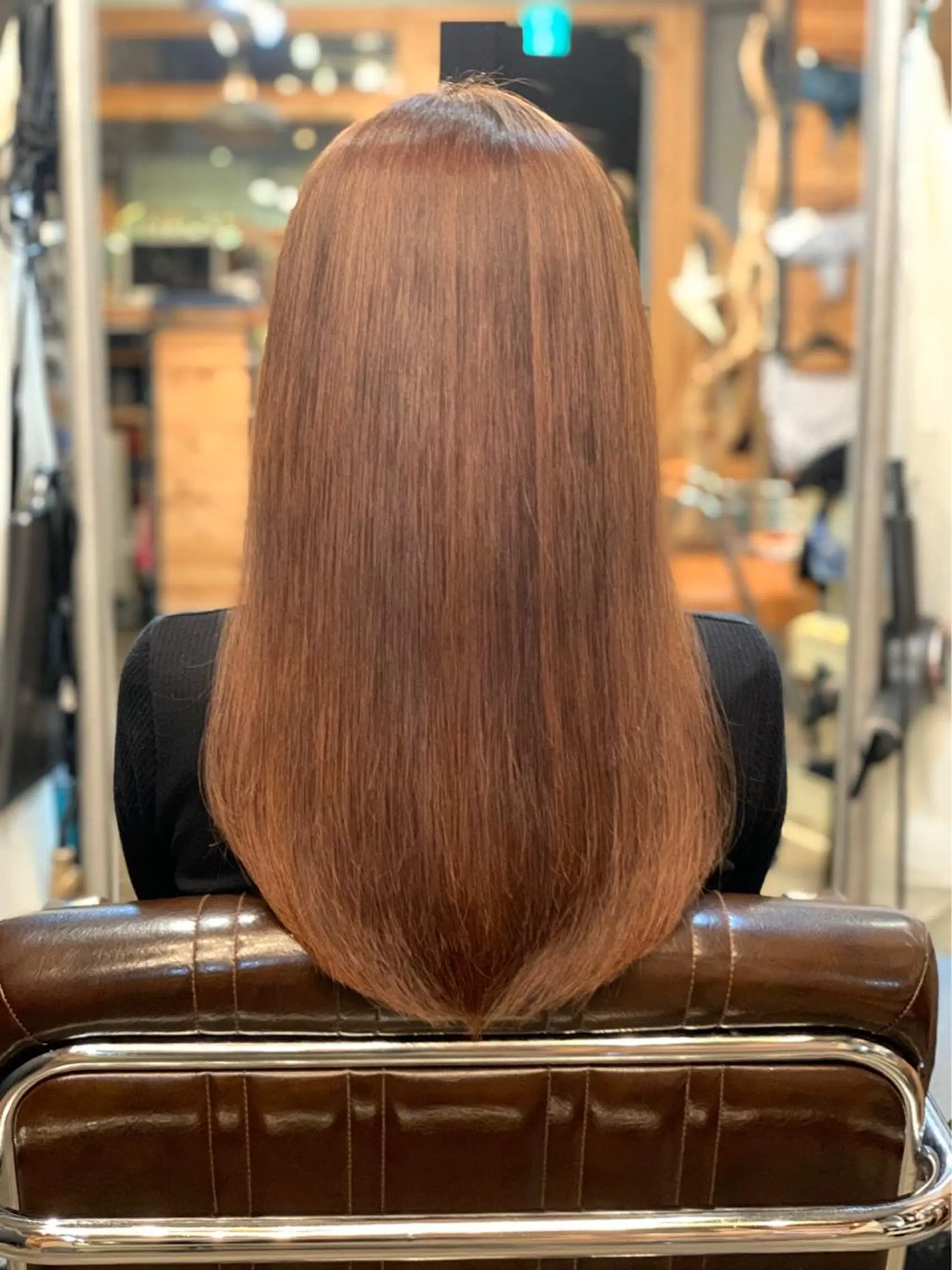 ロング 縮毛矯正 koahair design所属・ヨッ シーのヘアスタイル