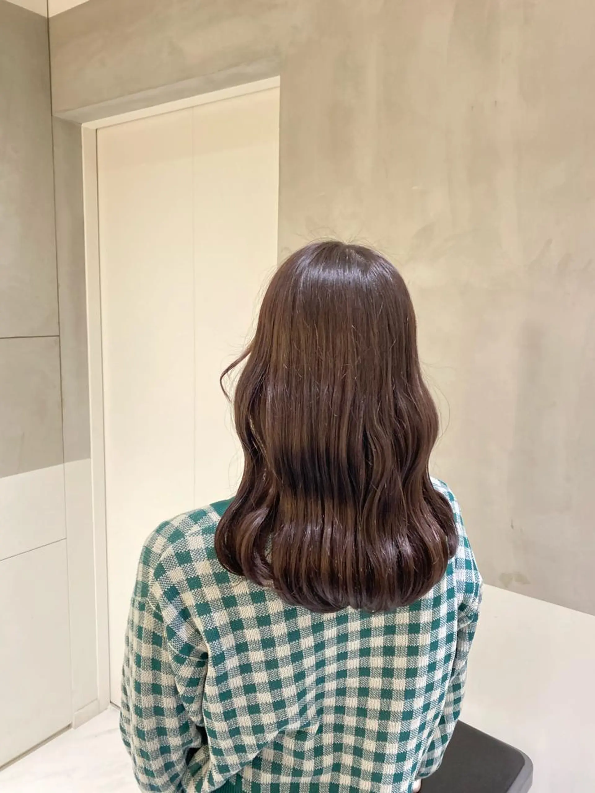 セミロング カラー ナチュラル/韓国💎 haruka 💎のヘアスタイル