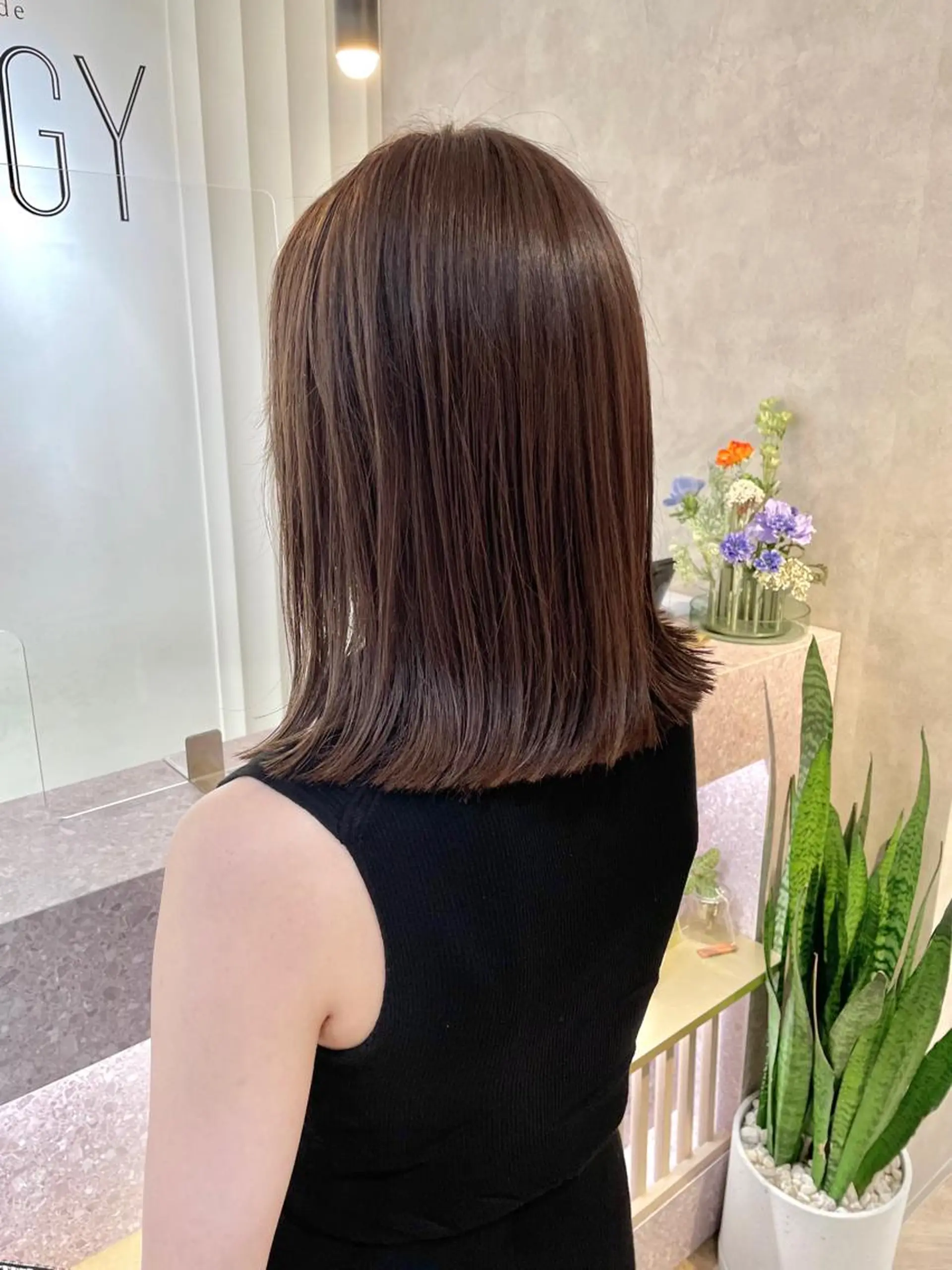 ミディアム カラー ベージュカラー ブリーチ ミルクティーベージュ ブリーチなしカラー ヘアカラー MAISON de IGGY所属・🫧アイドルヘア中島 圭吾🫧のヘアスタイル