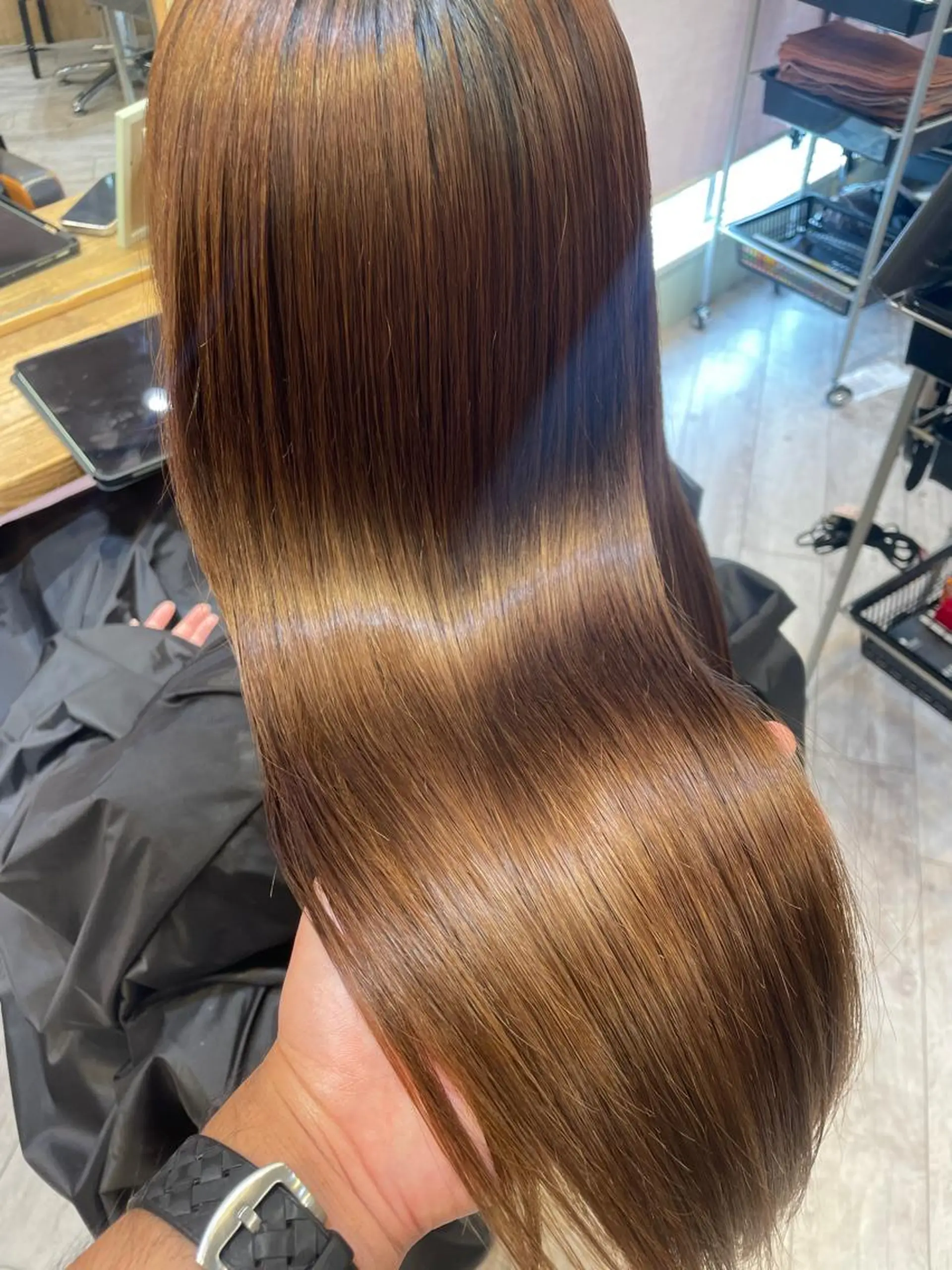 ロング 縮毛矯正/髪質改善 主税巧一のヘアスタイル