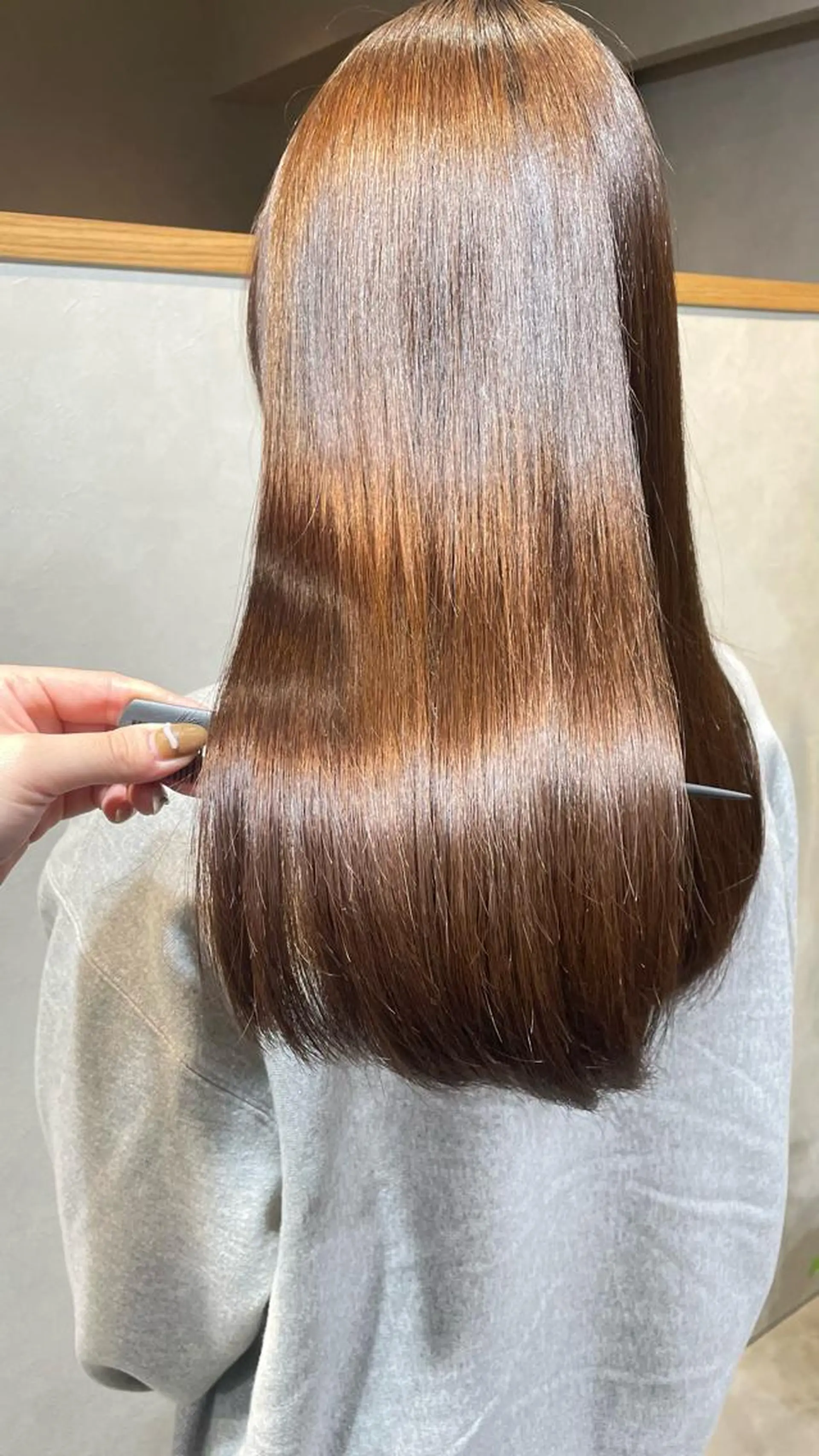 カラー 酸性ストレート ARCHE-OSAKA 心斎橋店所属・ARCHE 心斎橋 常塚のヘアスタイル