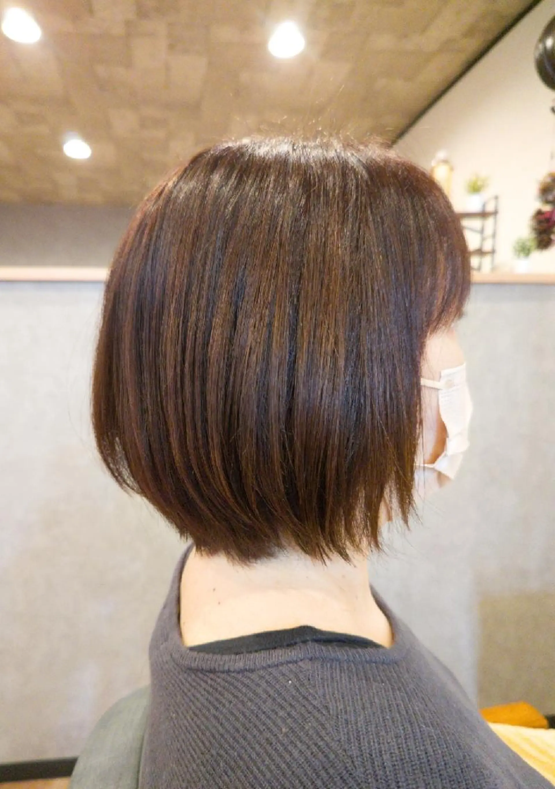 ミディアム 鶴田 連のヘアスタイル