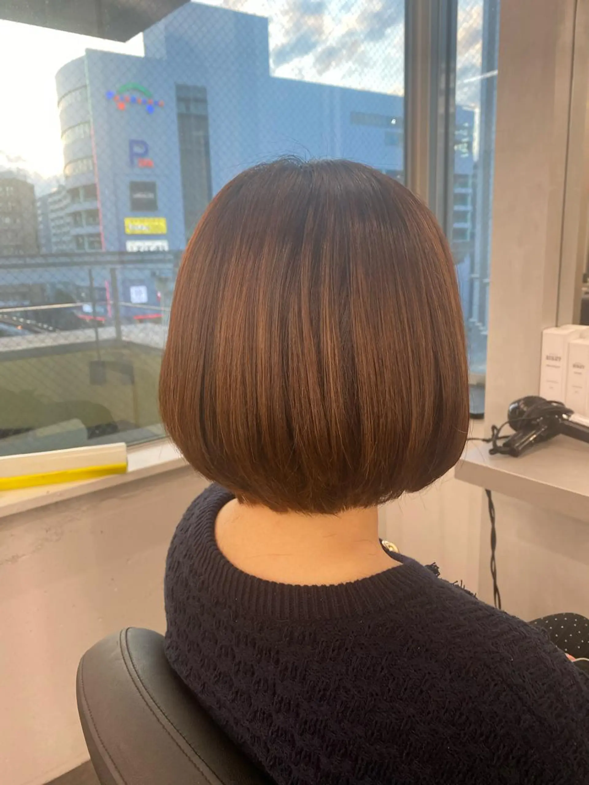 ショート カット ヘアカラー トリートメント 長畑 光紀のヘアスタイル