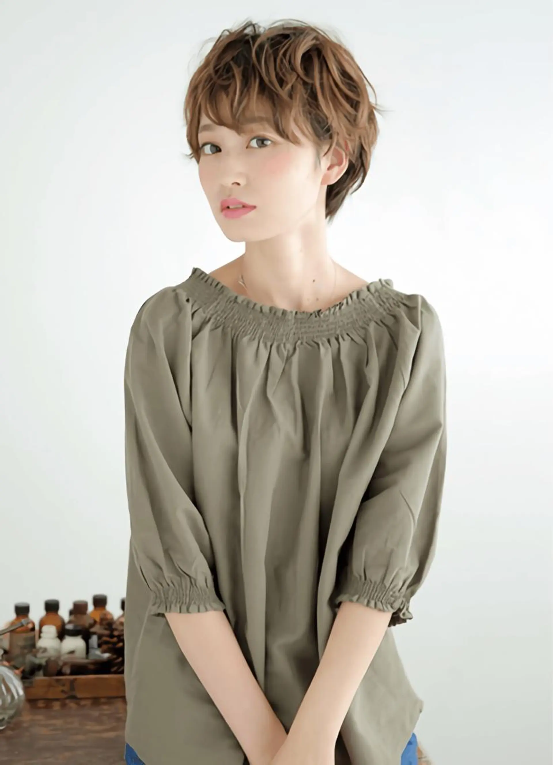 ショート カラー クリスタルマジック hair &　eyeのヘアスタイル