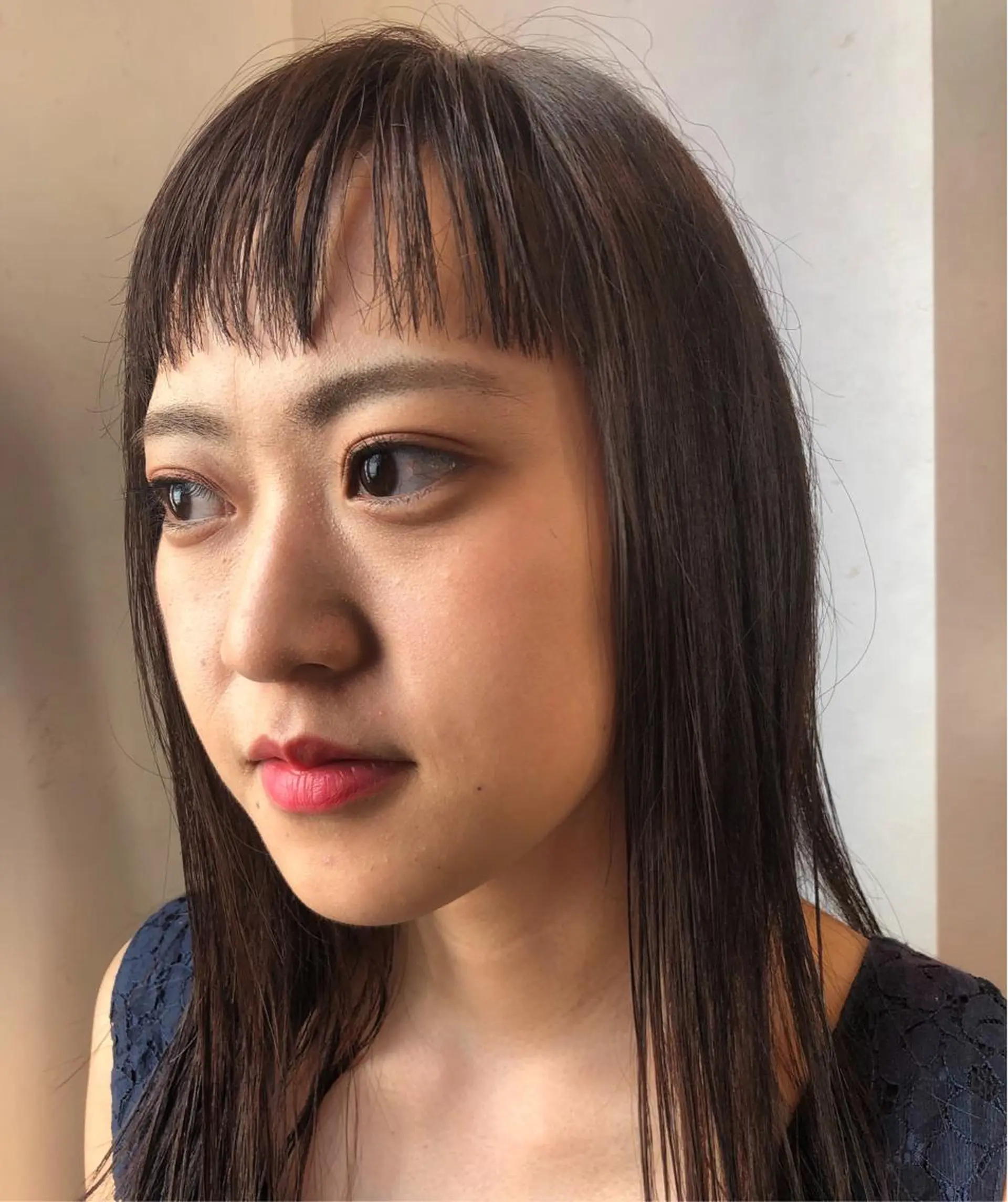 セミロング カラー オン眉 TOWA 野村　コウダイのヘアスタイル