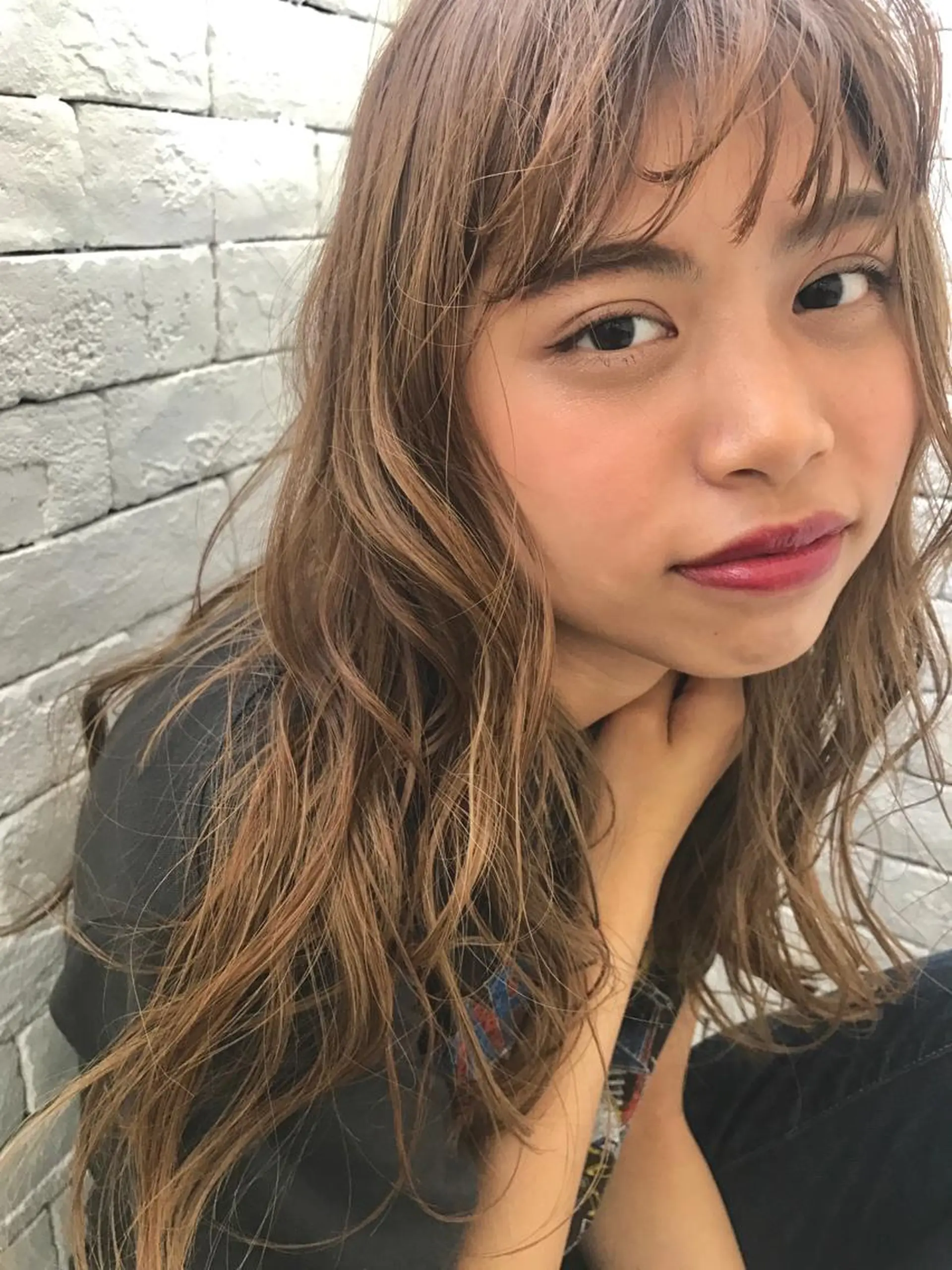 ロング カラー にった みずきのヘアスタイル