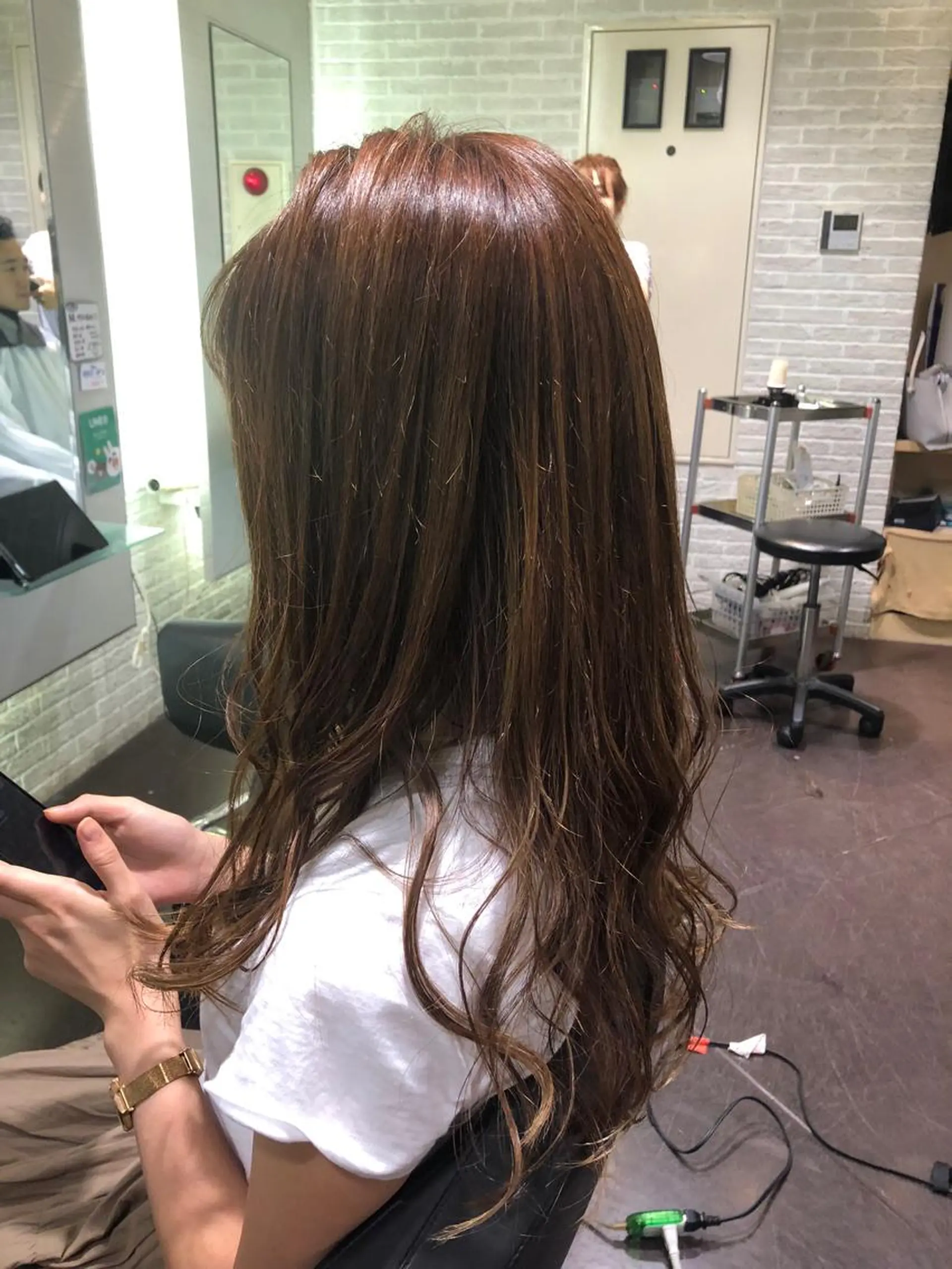 ロング アッシュ 西山 恵太郎のヘアスタイル