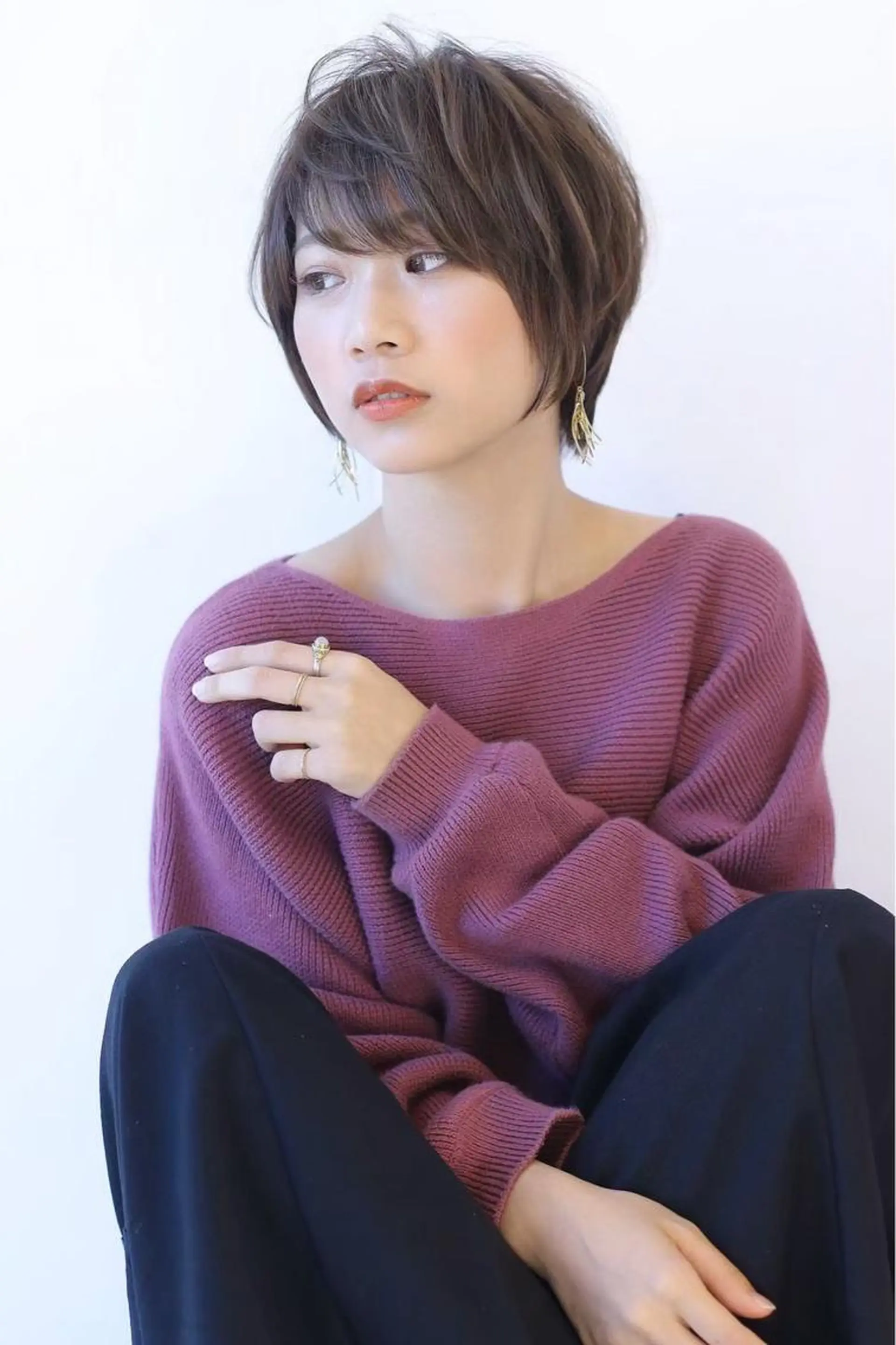 ショート カラー ショートヘア 田中 鉄雄のヘアスタイル