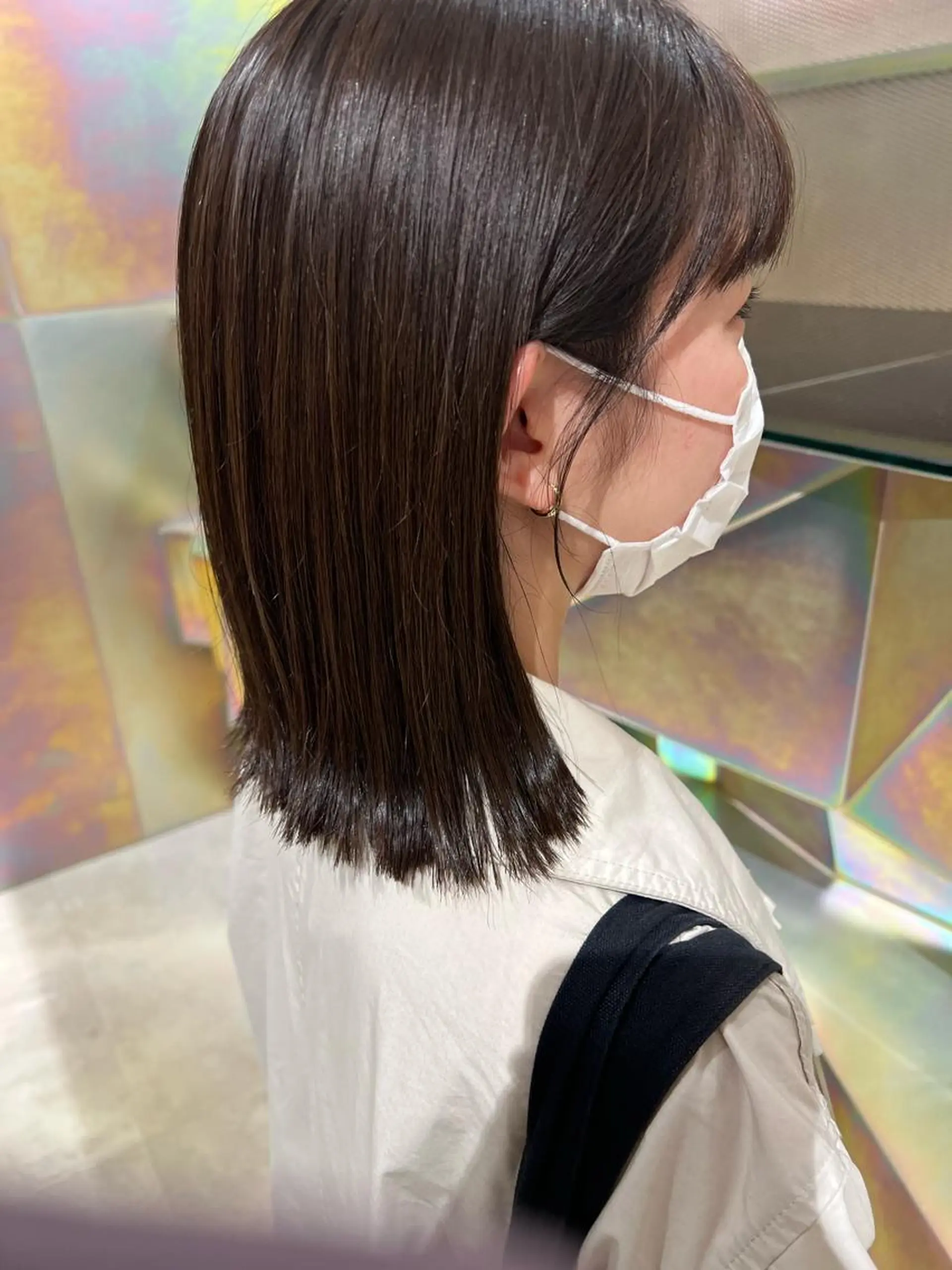 ミディアム カラー ボブ 🩵似合わせボブ /ミニボブ🩵しおのヘアスタイル