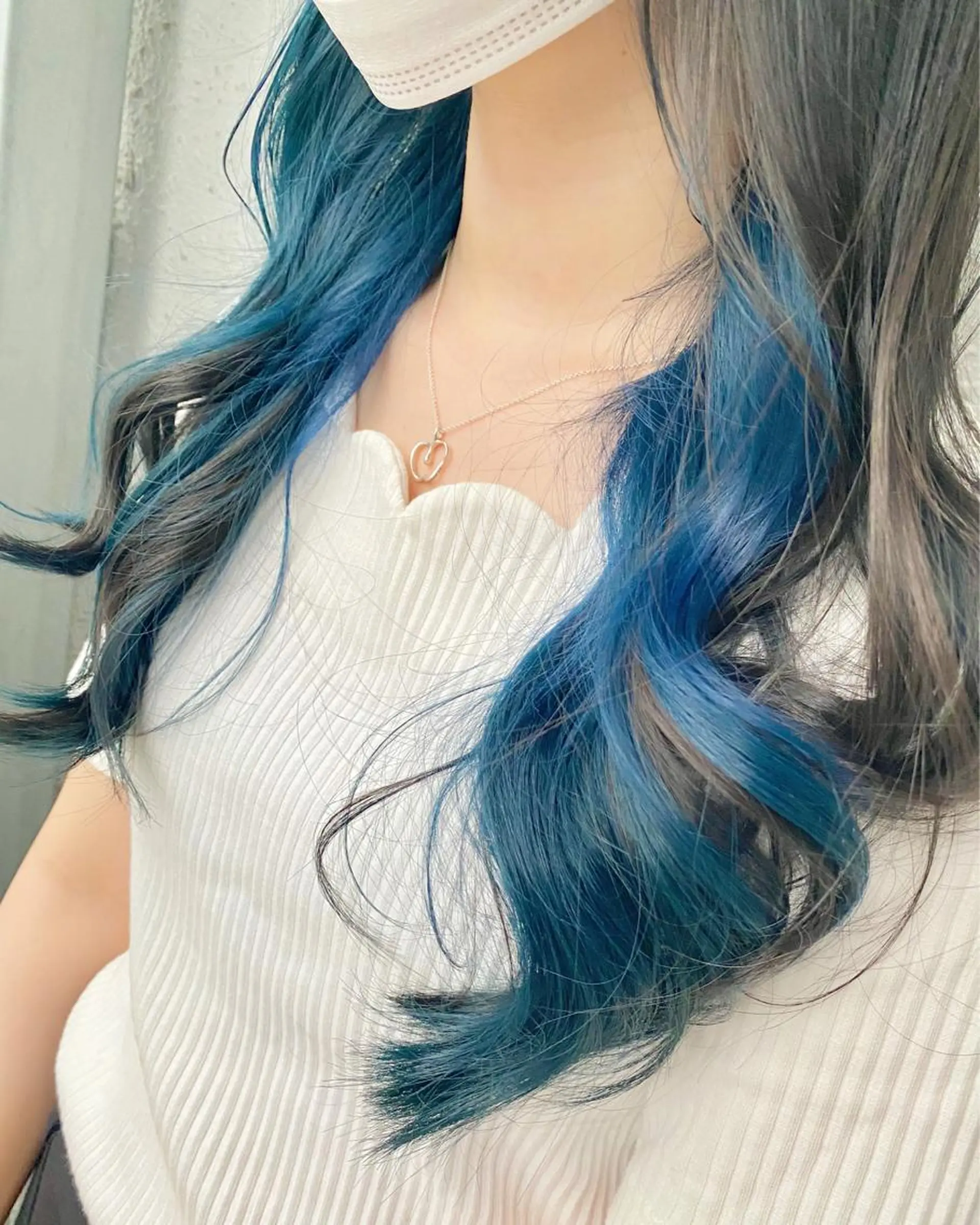 ロング カラー ブリーチ カット ヘアカラー トリートメント 後藤紗英/髪質改善 /オリーブベージュのヘアスタイル