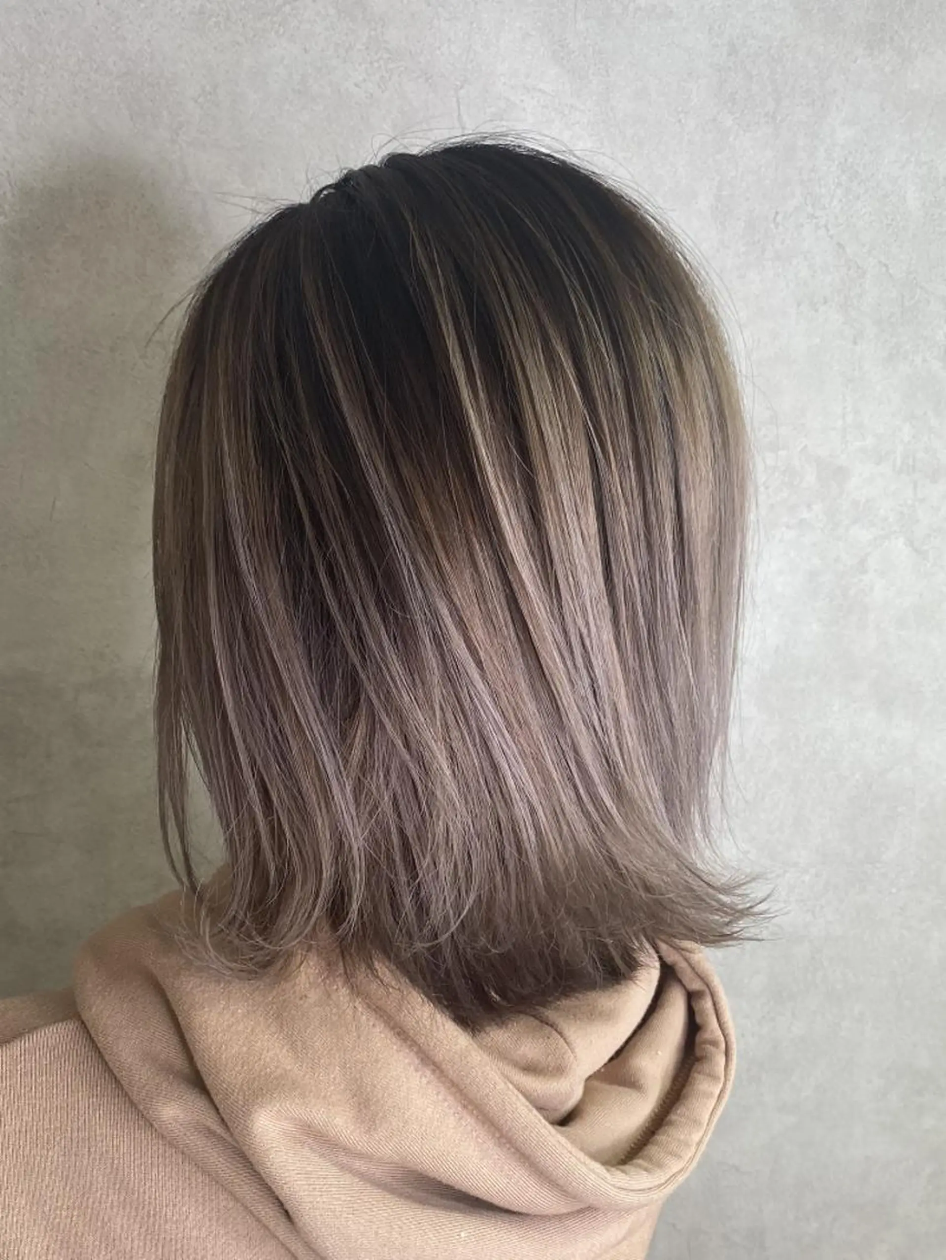 ミディアム ヘアカラー トリートメント RIENS♡xrea 山本優舞のヘアスタイル