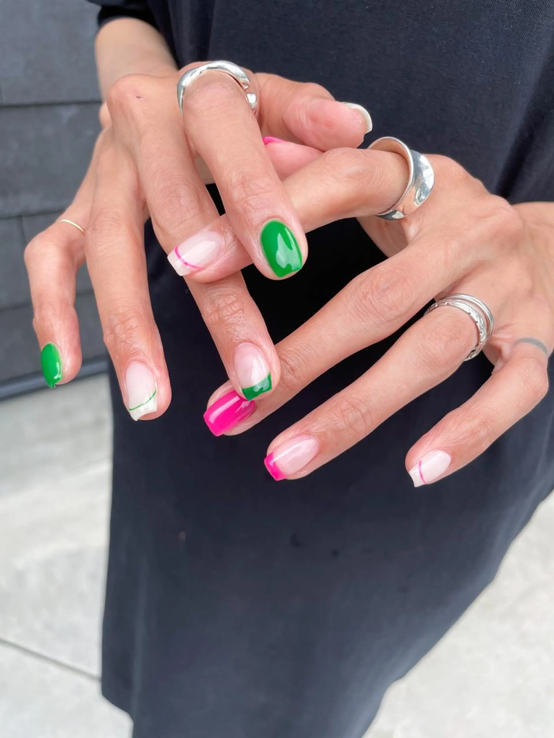 ネイル グリーン nailatelier elsol.所属・atelier elsol.のネイルデザイン