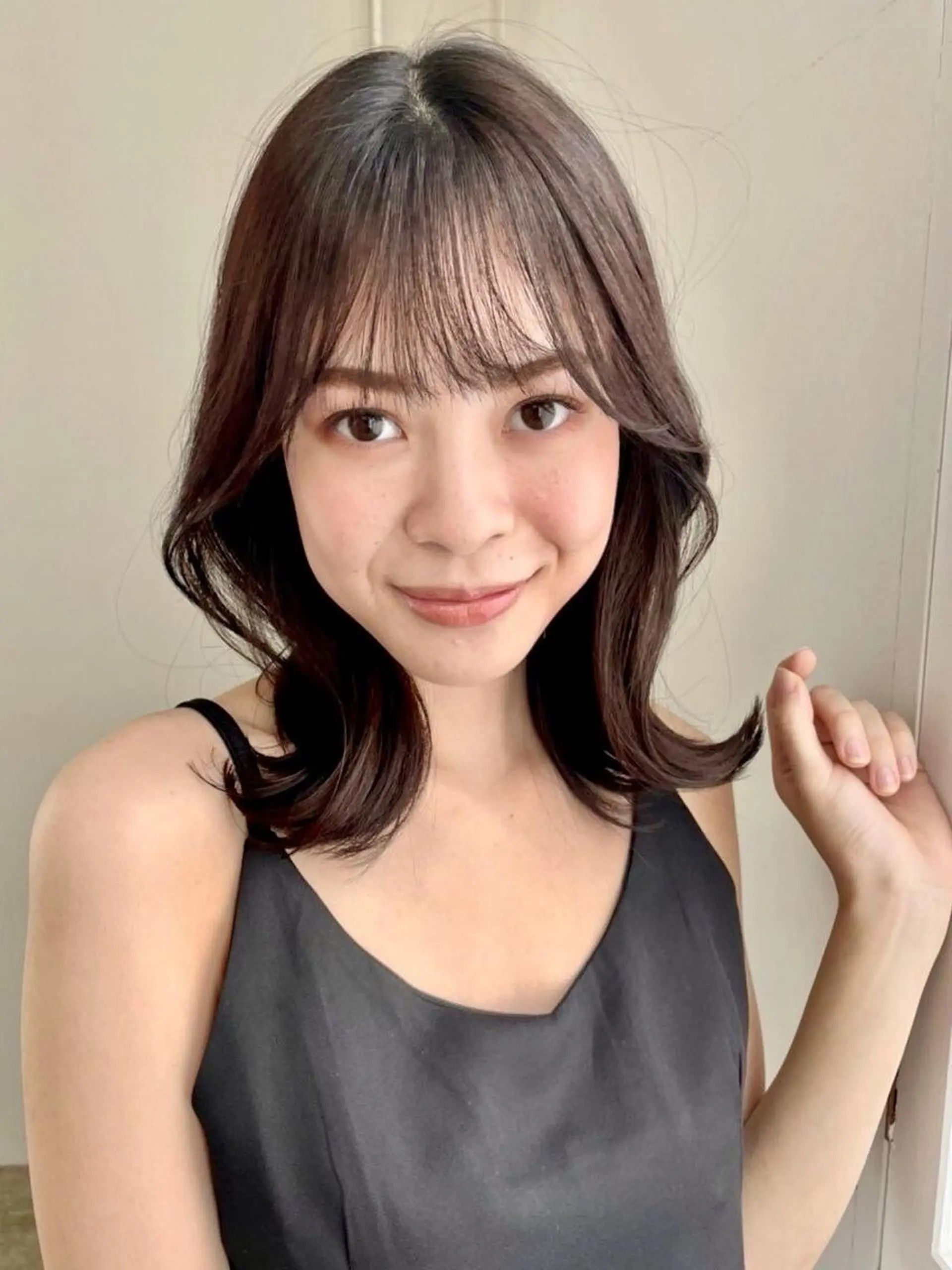 ミディアム ✨美髪矯正/韓国 レイヤー/源✨のヘアスタイル