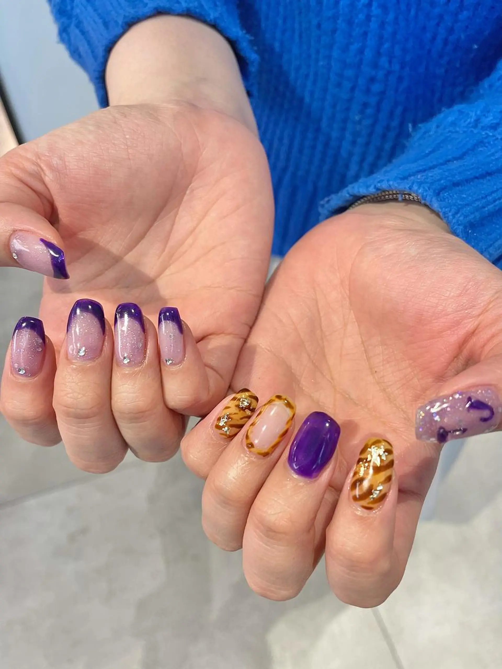 ネイル 🎀ボブ＋ハイトーン シュカ👶🏻のヘアスタイル