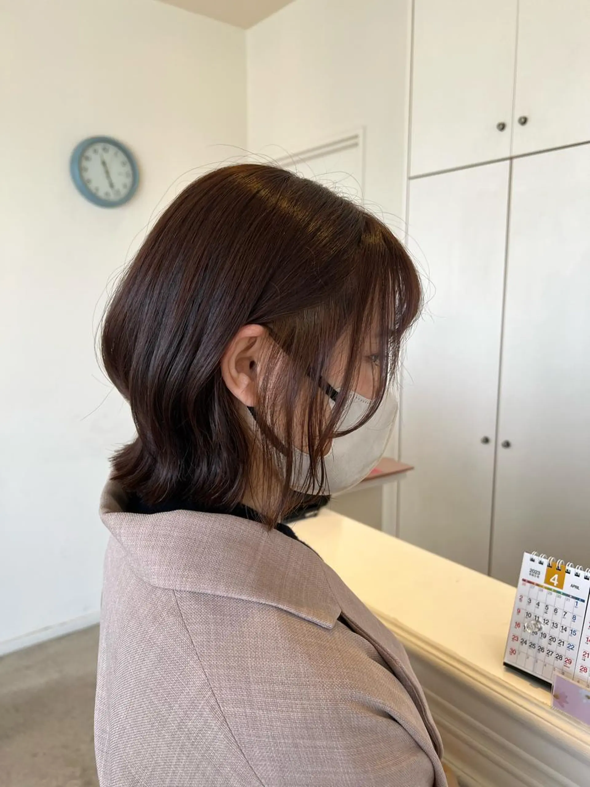 ショート ヘアアレンジ ボブ くびれヘア ラシェンテ宝塚所属・HONOKA /顔周りレイヤー得意の眉毛・アイブロウイメージ