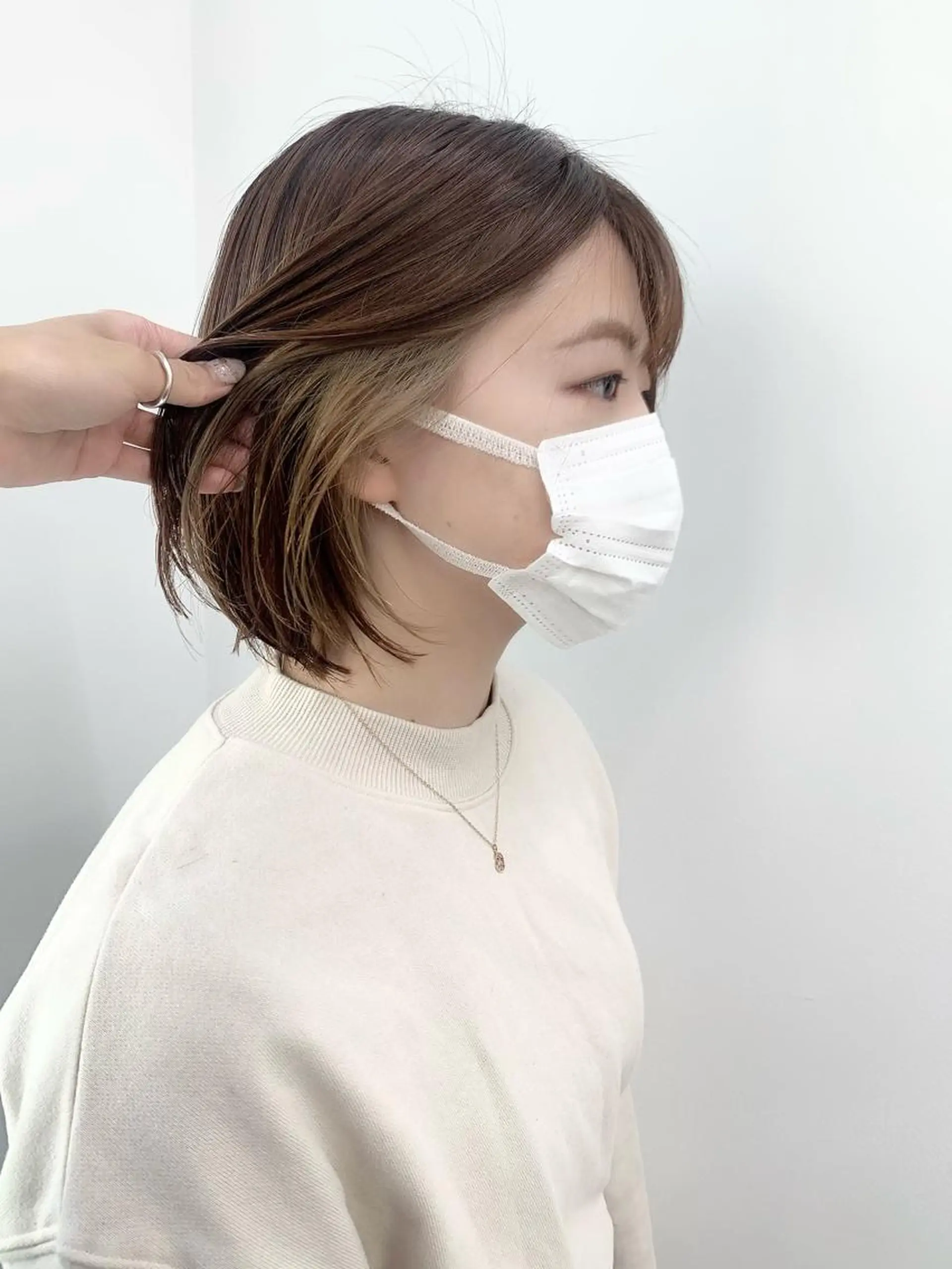 ミディアム カラー インナーカラー 🌿椿 夢来🌿のヘアスタイル