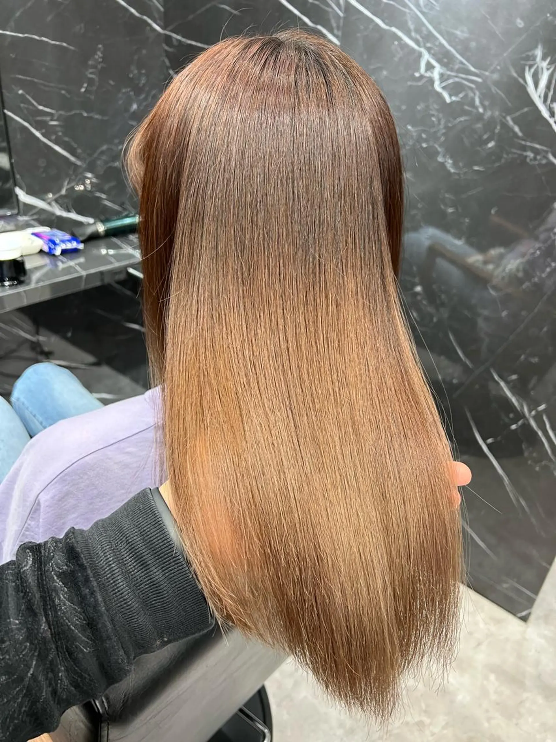 ロング カラー 💎艶髪💎縮毛矯正 /髪質改善/ひかるのヘアスタイル