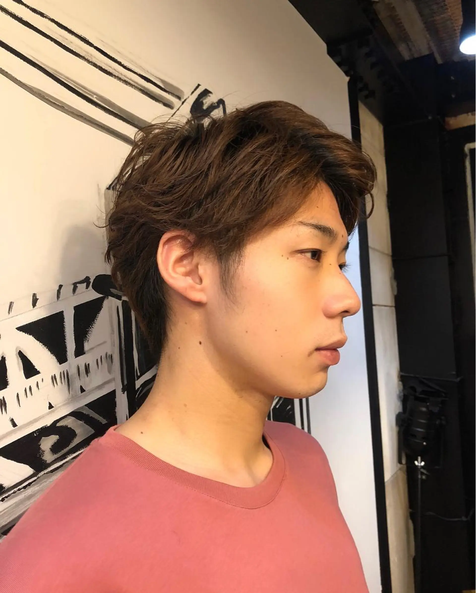 メンズ ✨色持ちの良い艶 カラー✨蟹江真世のヘアスタイル