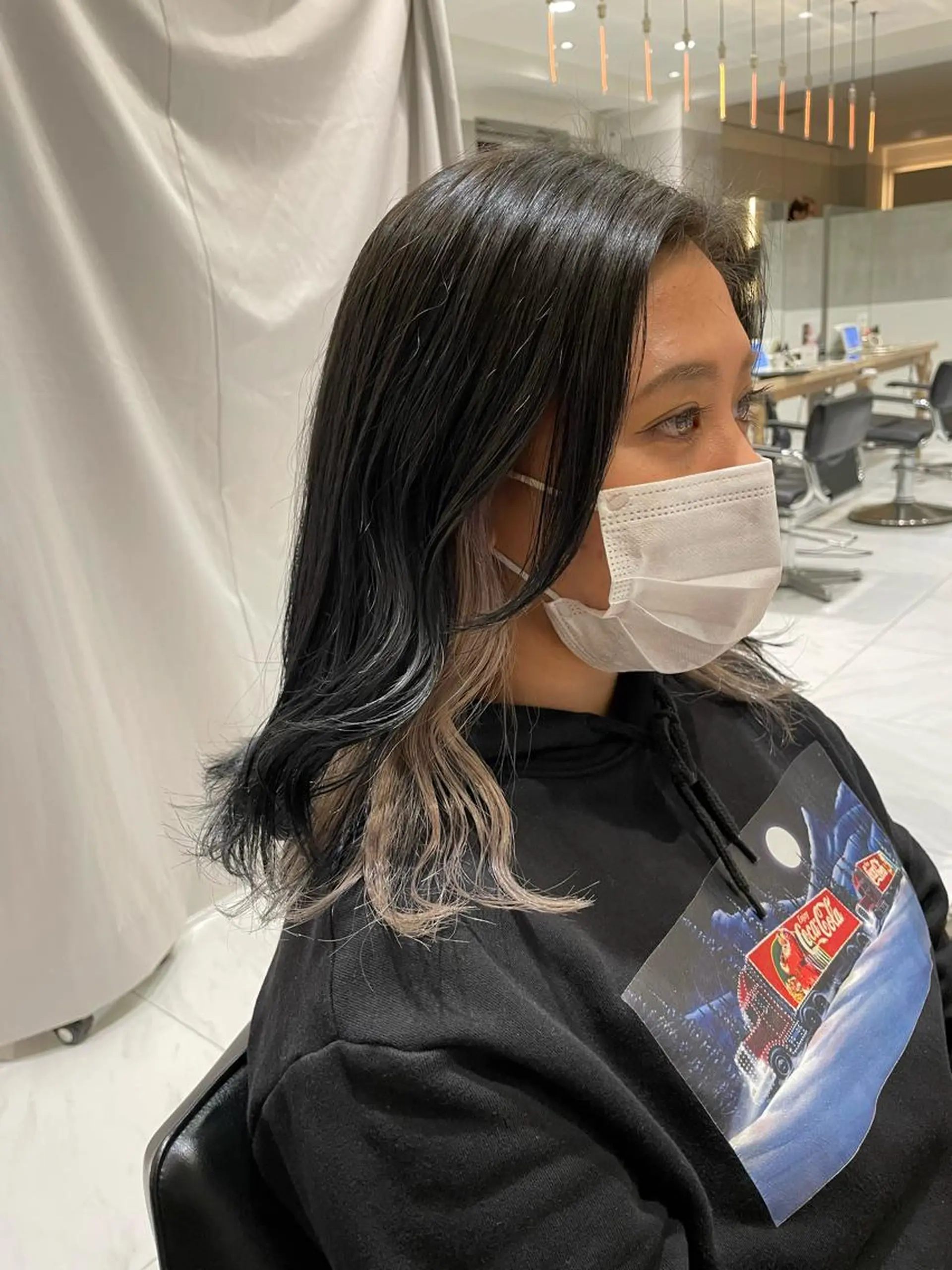 ミディアム 透明感 カラー✨有坂映哉のヘアスタイル