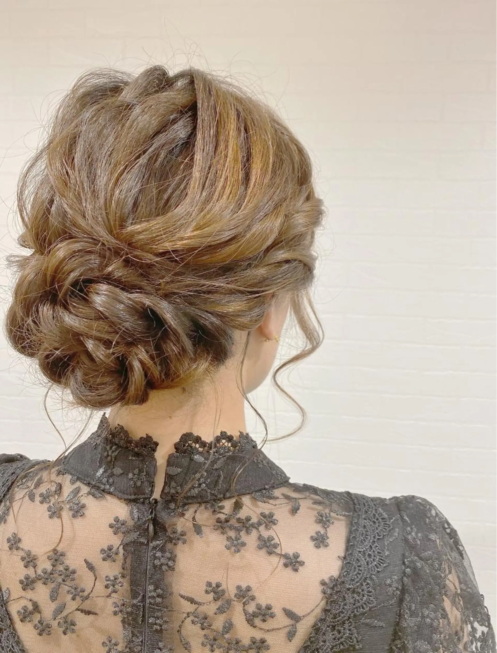 セミロング ヘアアレンジ ヘアセット GRANLUSSO 〜グランルッソ駅前店所属・木口 嘉美のヘアスタイル