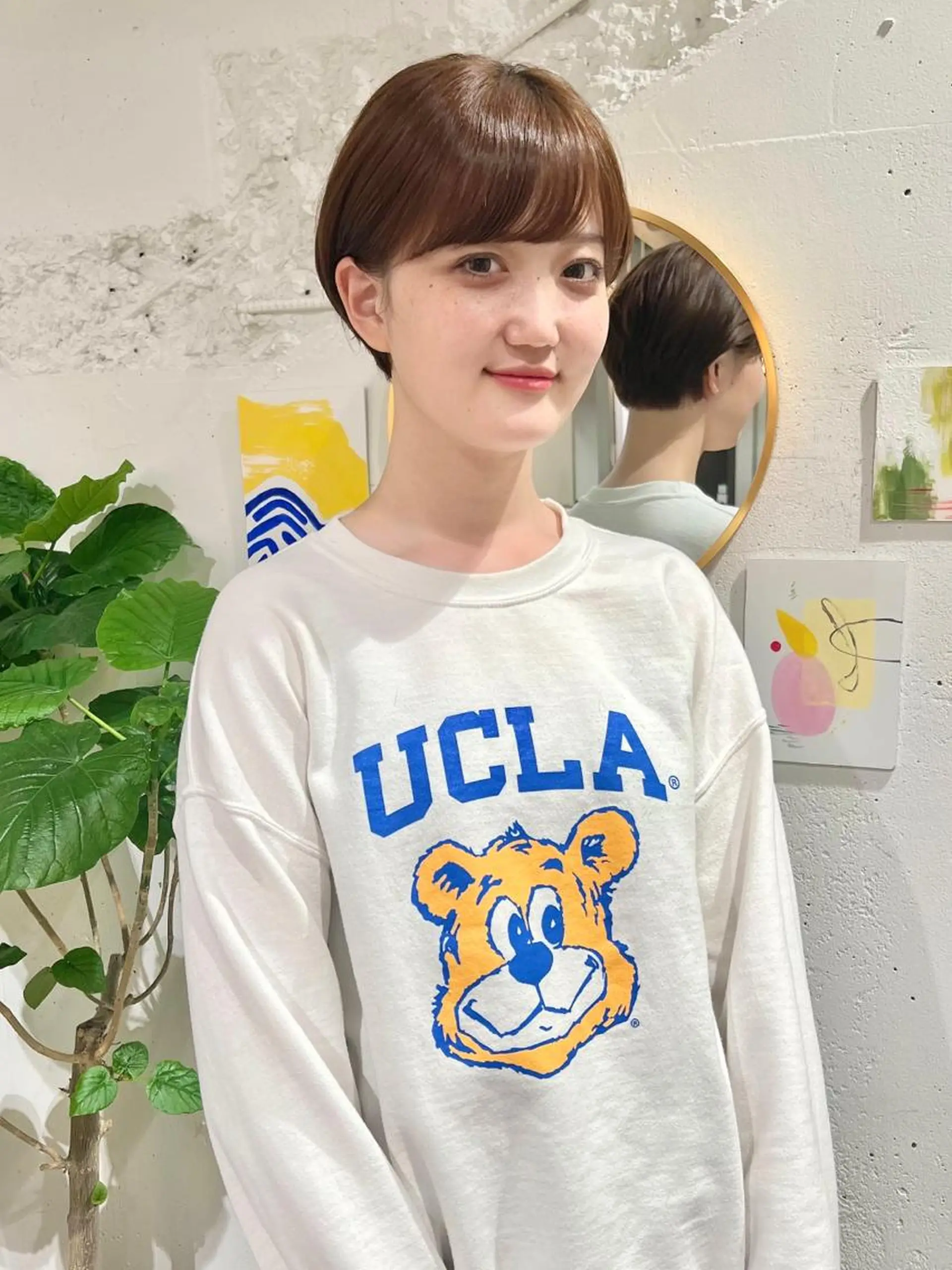 ショート カット ヘアカラー 石井 菜々のヘアスタイル