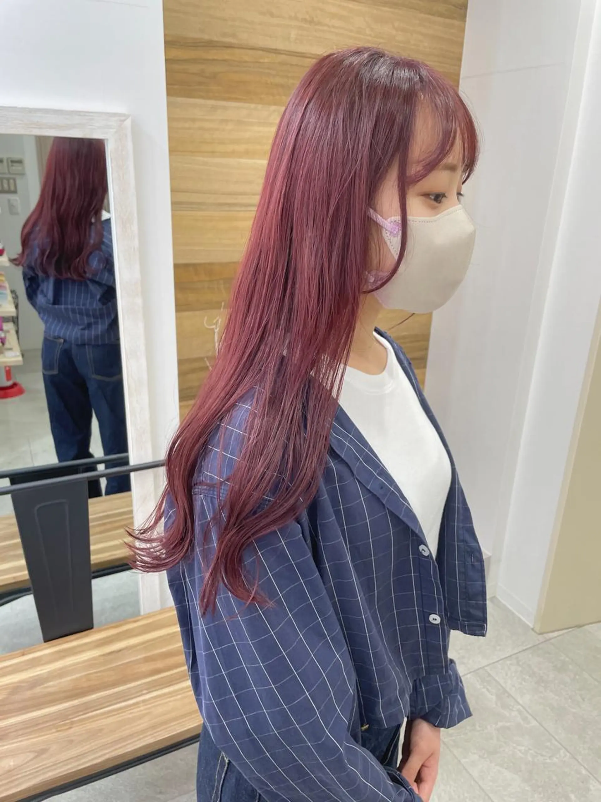 ロング カラー 飯塚 青空のヘアスタイル