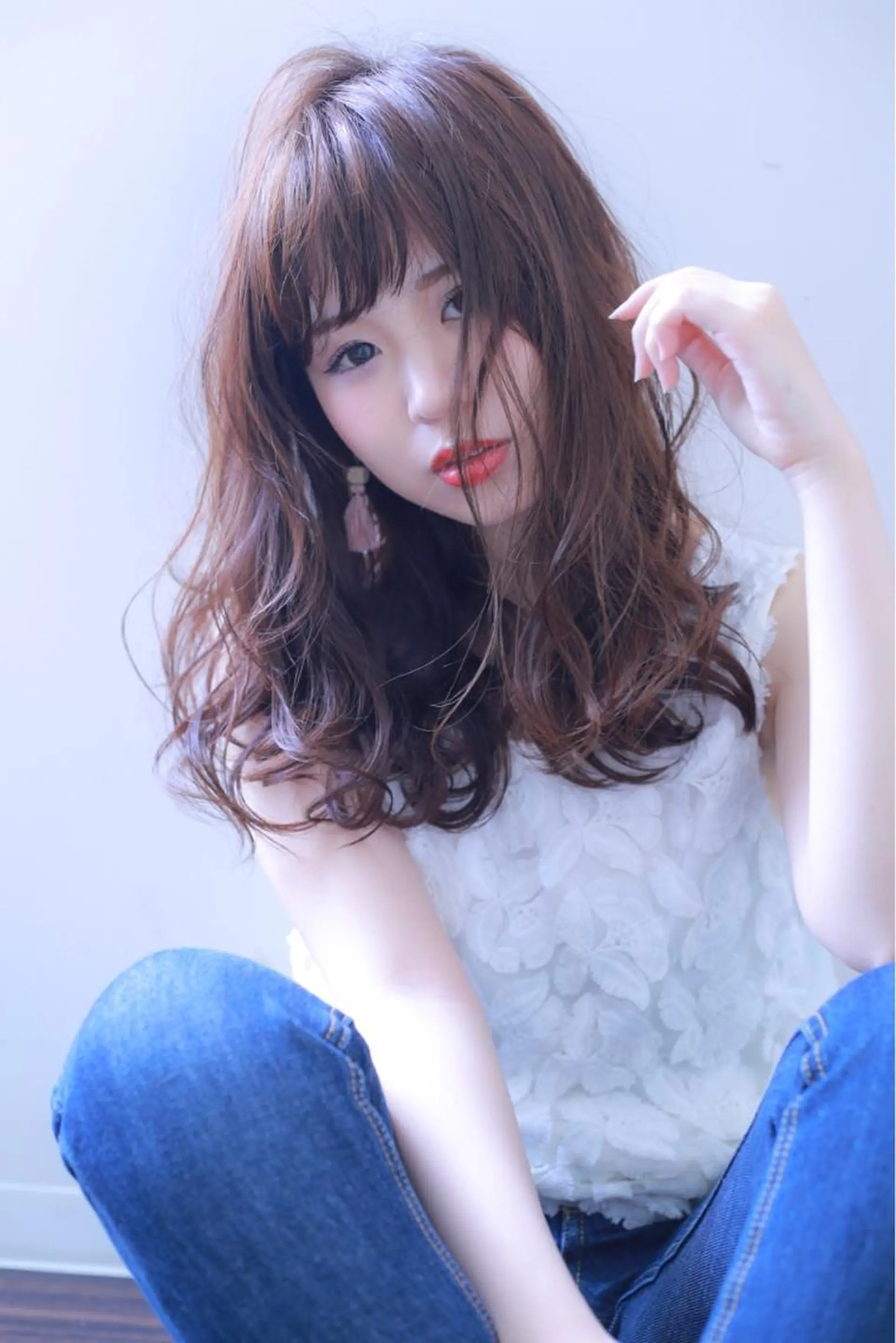 ロング 伊藤 裕貴のヘアスタイル