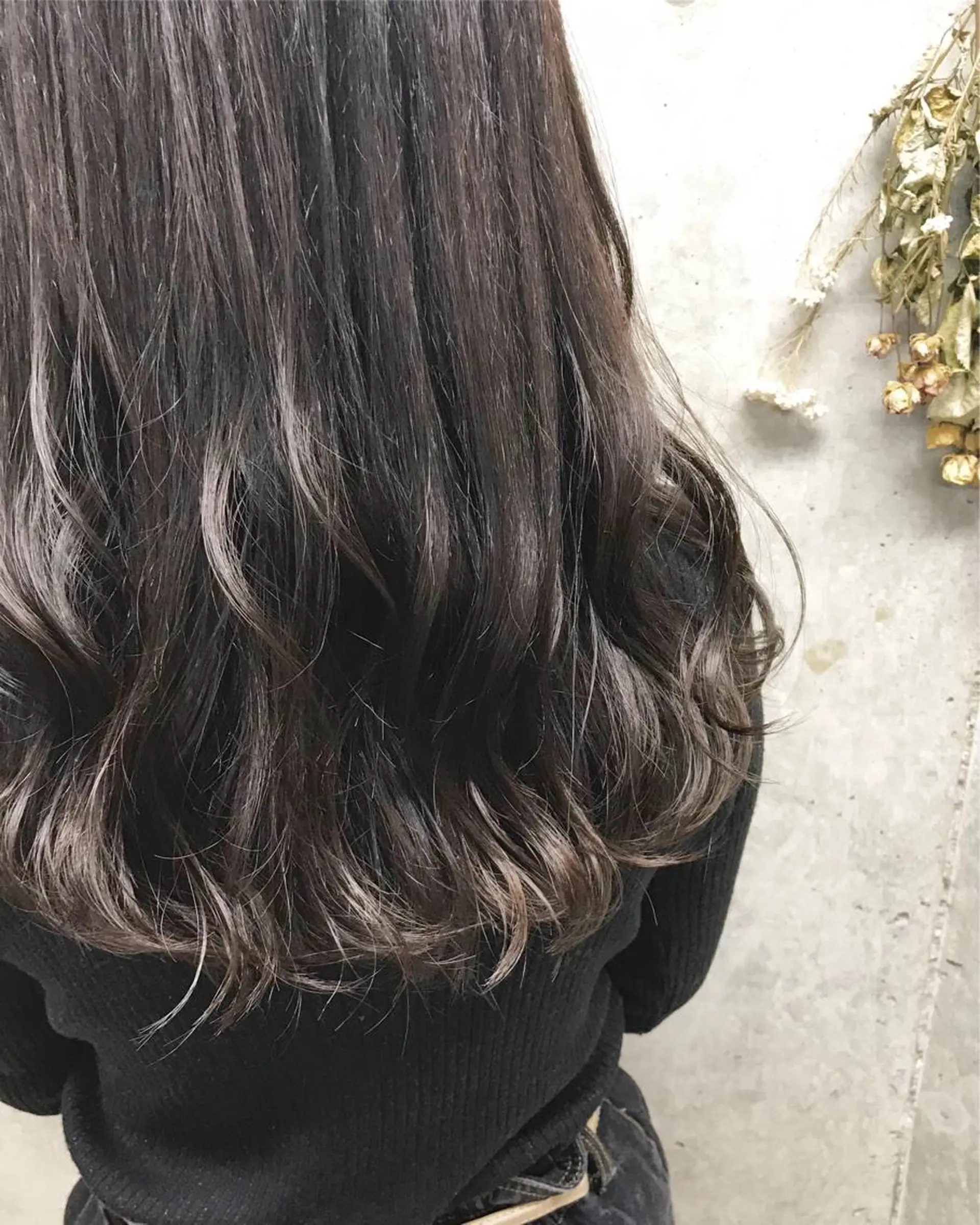 セミロング カラー ヘアアレンジ ブラウンカラー 透明感カラー イルミナカラー バイオレットカラー バイオレットブラウン clan所属・Satsuki ✂︎♡のヘアスタイル