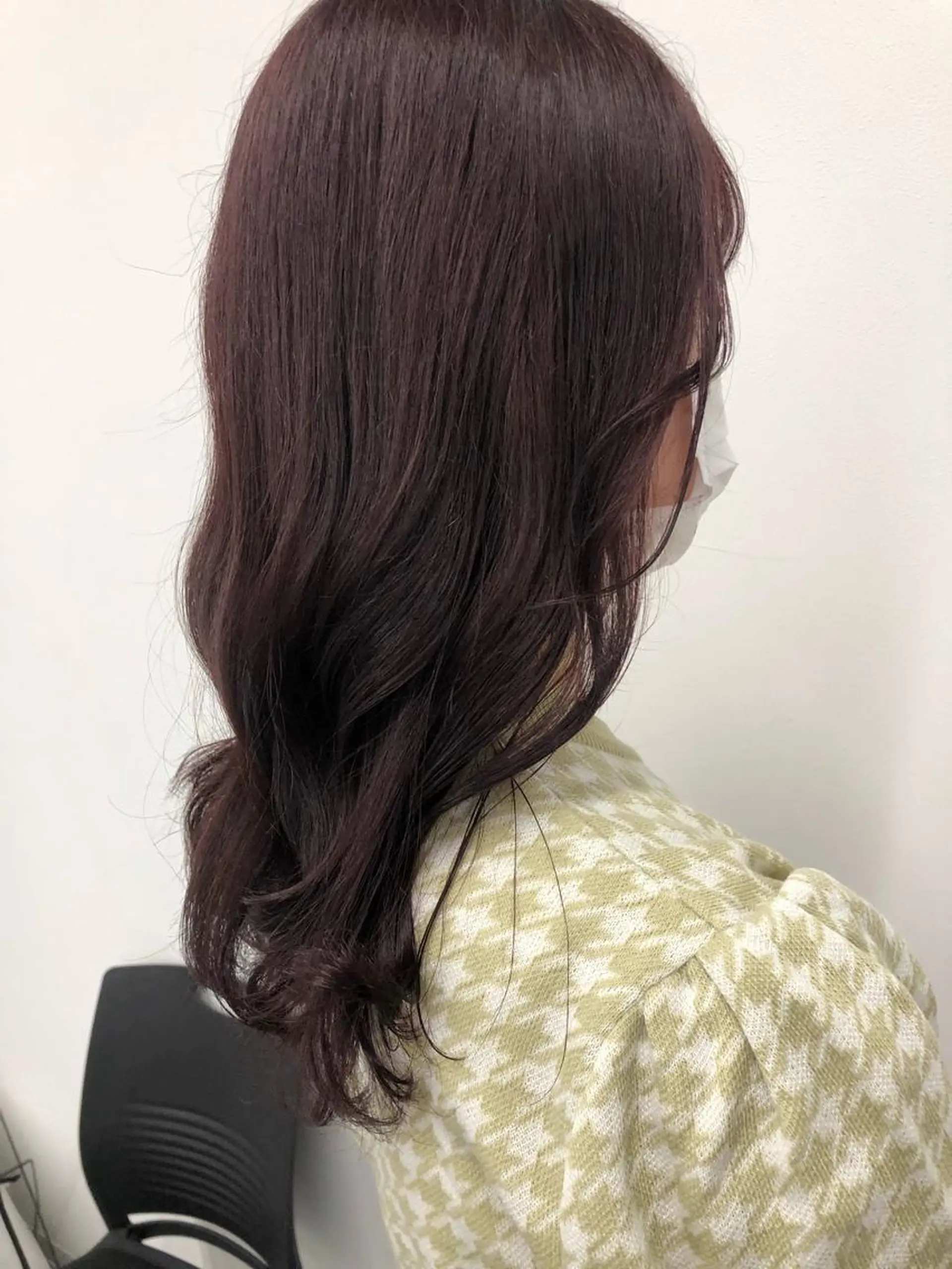 ミディアム カラー ヘアアレンジ ピンクカラー ピンクパープル パープルカラー 透明感/艶髪/💖 トレンドスタイル💖のヘアスタイル