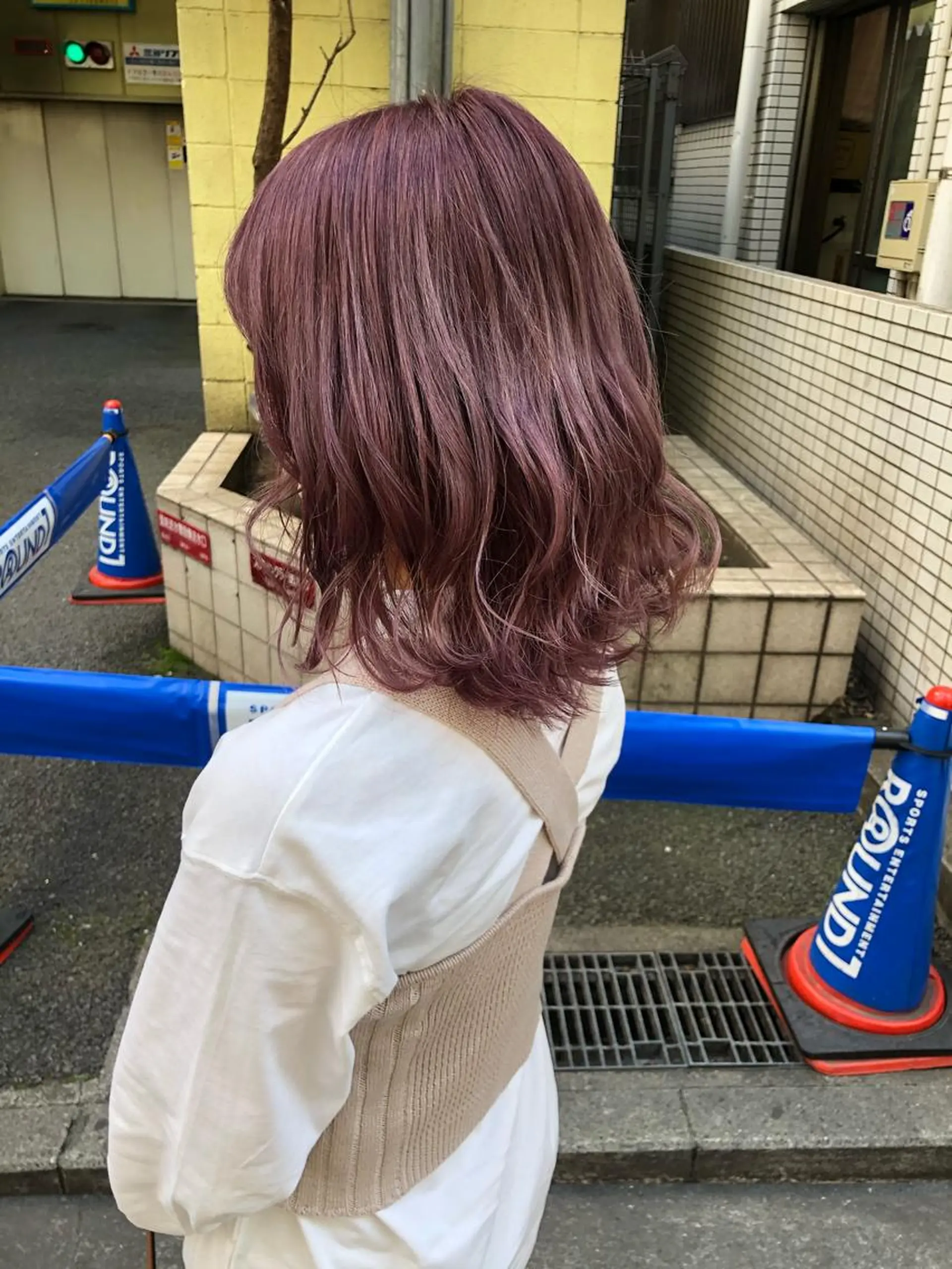 ミディアム カラー 🌷ボブ/髪質改善 ストレートのヘアスタイル