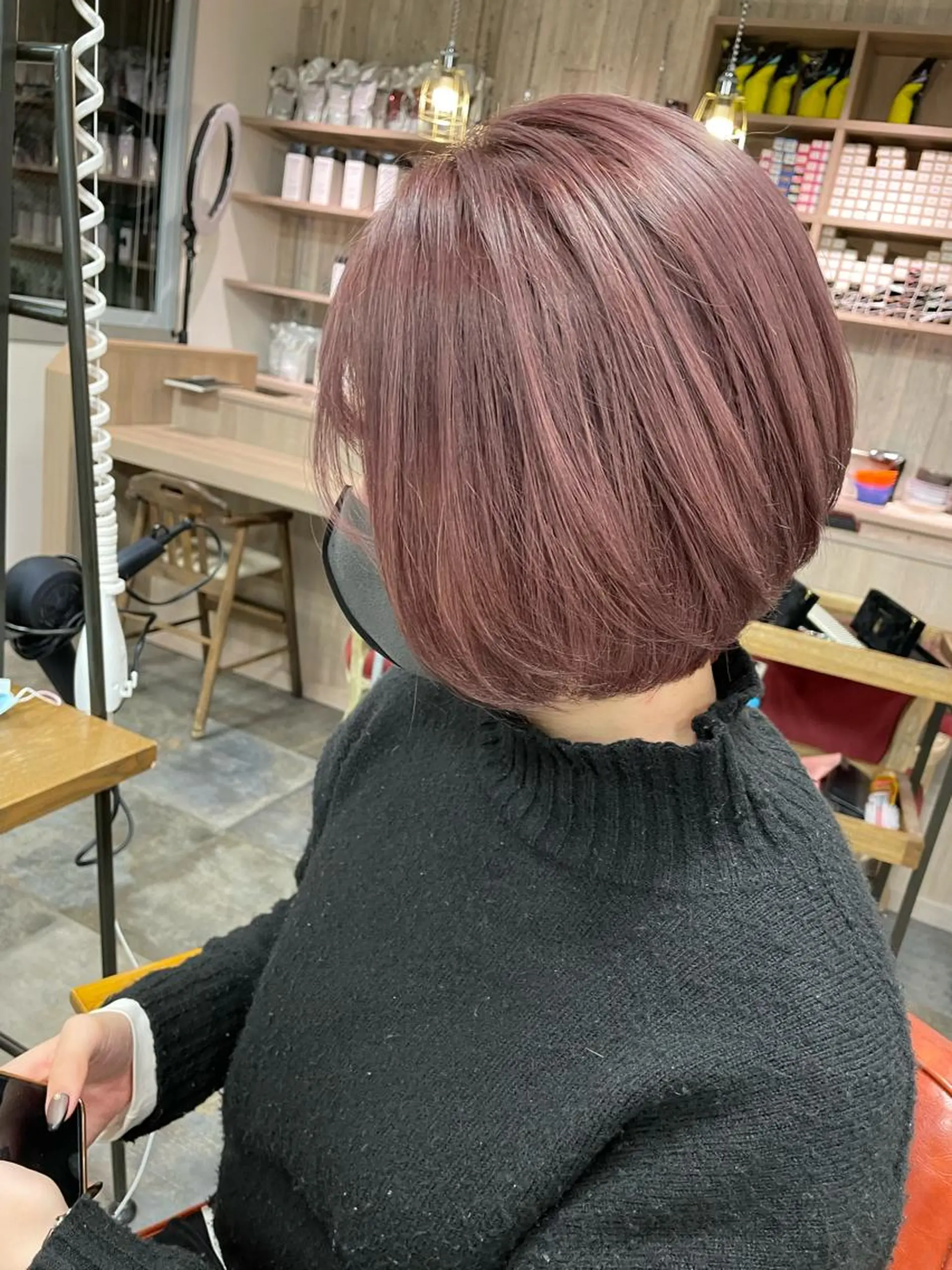 ミディアム カラー ~tie.hair salon所属・Ryoka🌼倉敷/ ハイトーン/レイヤーのヘアスタイル