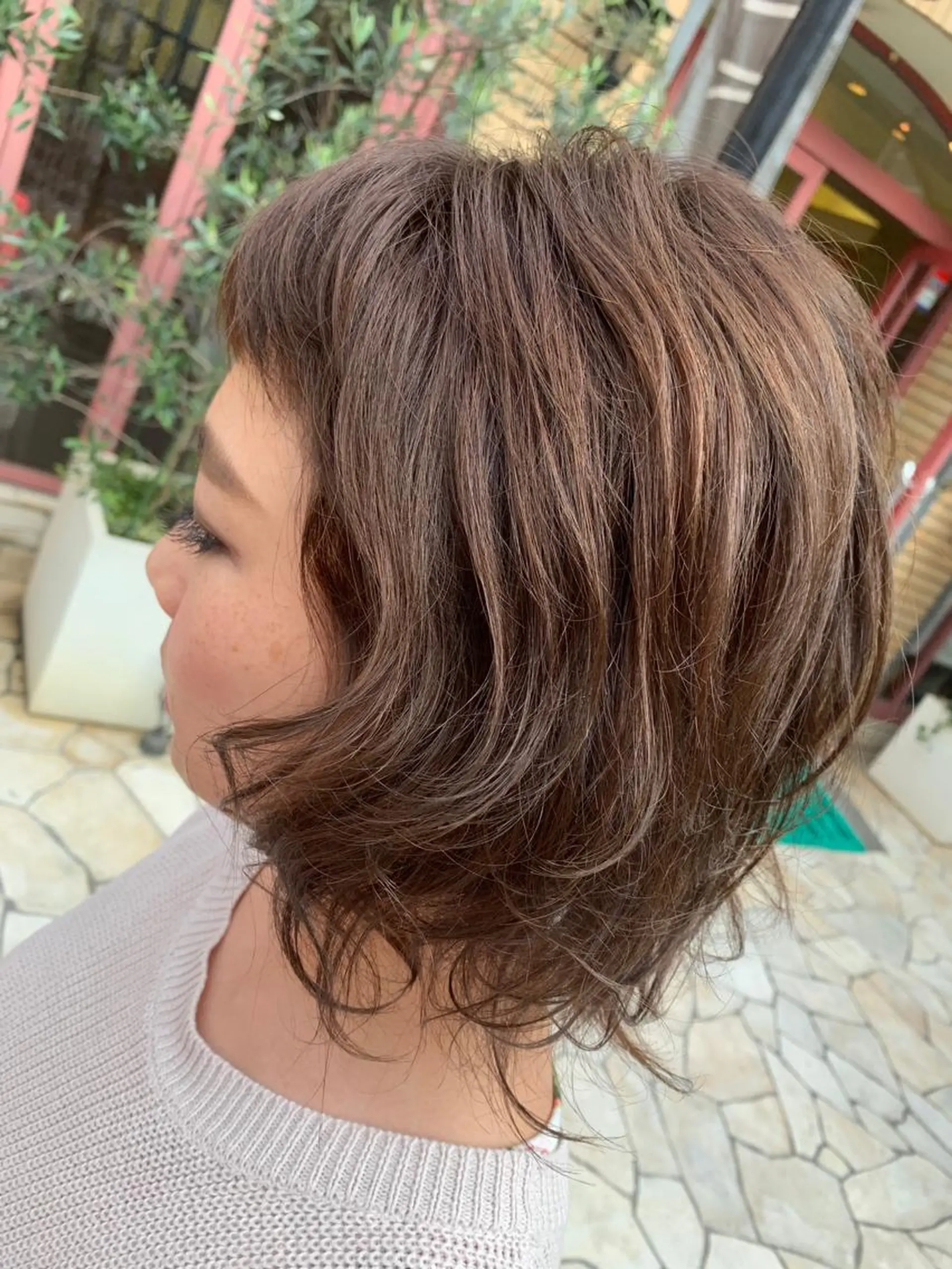 ショート カラー パーマ 今村 愛美のヘアスタイル