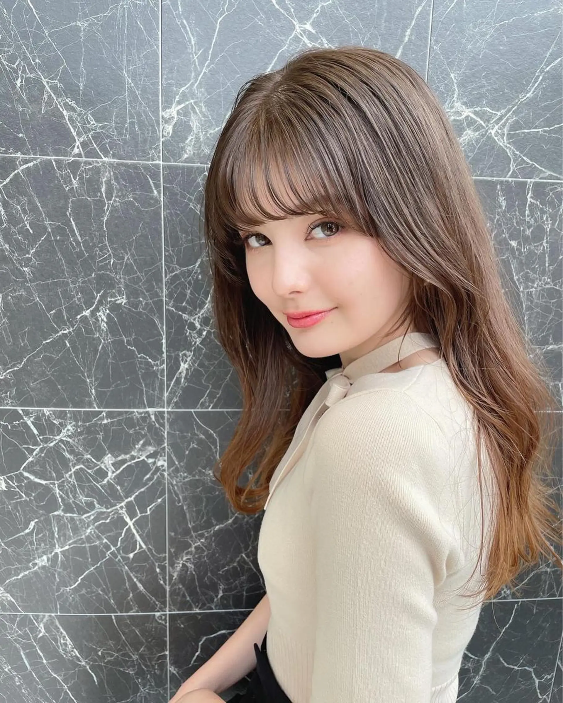 ロング チダアキフミ Ash大森のヘアスタイル