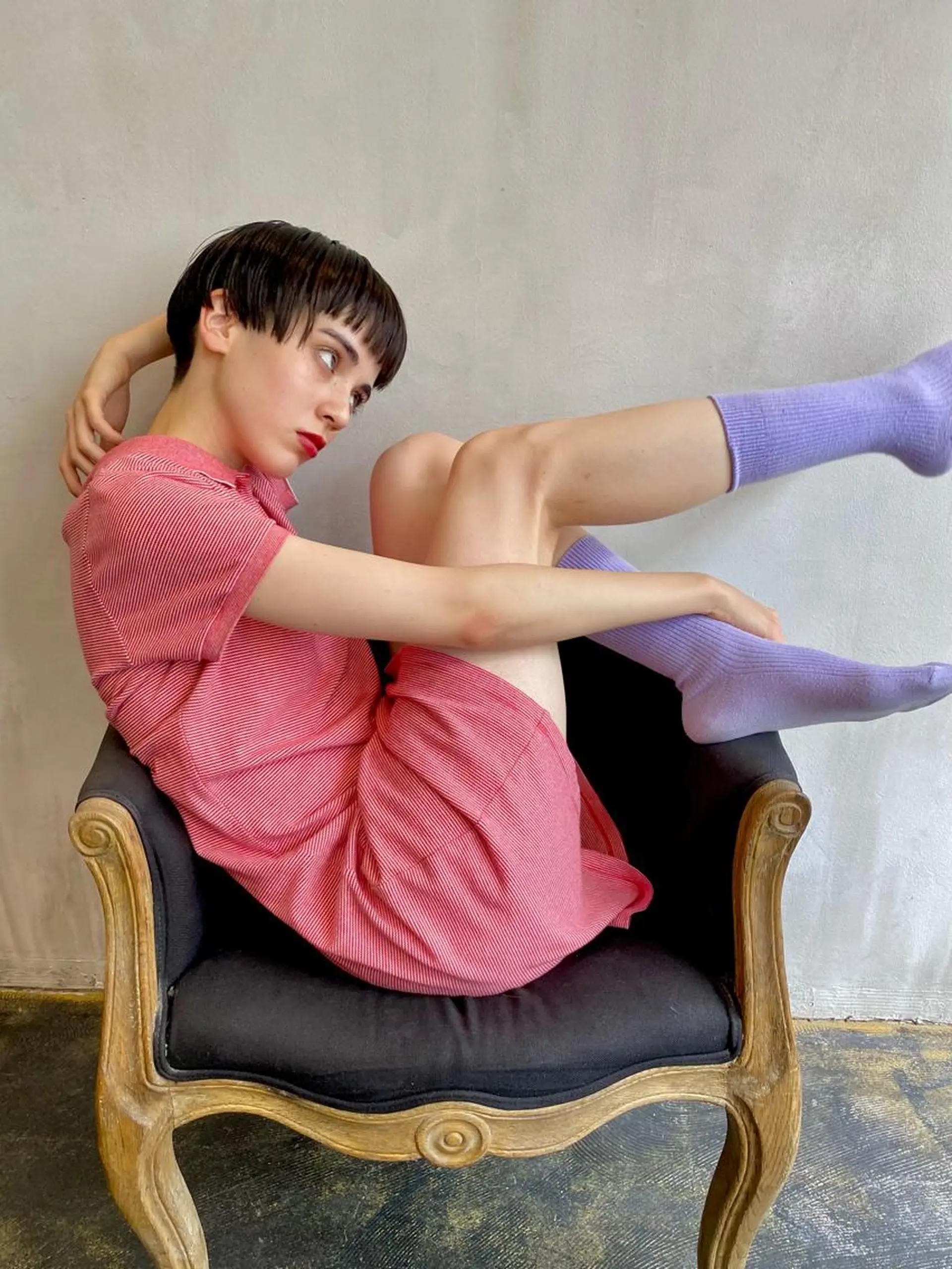 ショート ショートヘア ブリーチ/ハイトーン レイヤー/Maanaのヘアスタイル