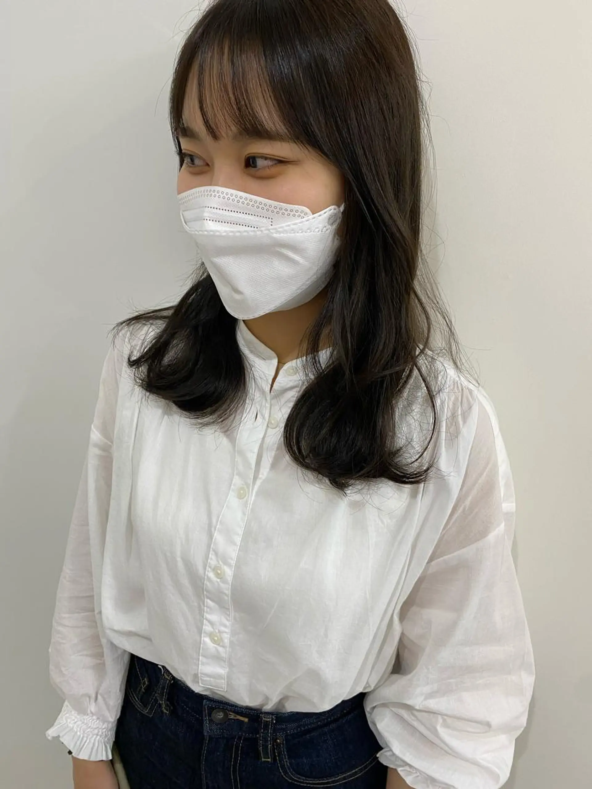 セミロング 川野 彩海のヘアスタイル