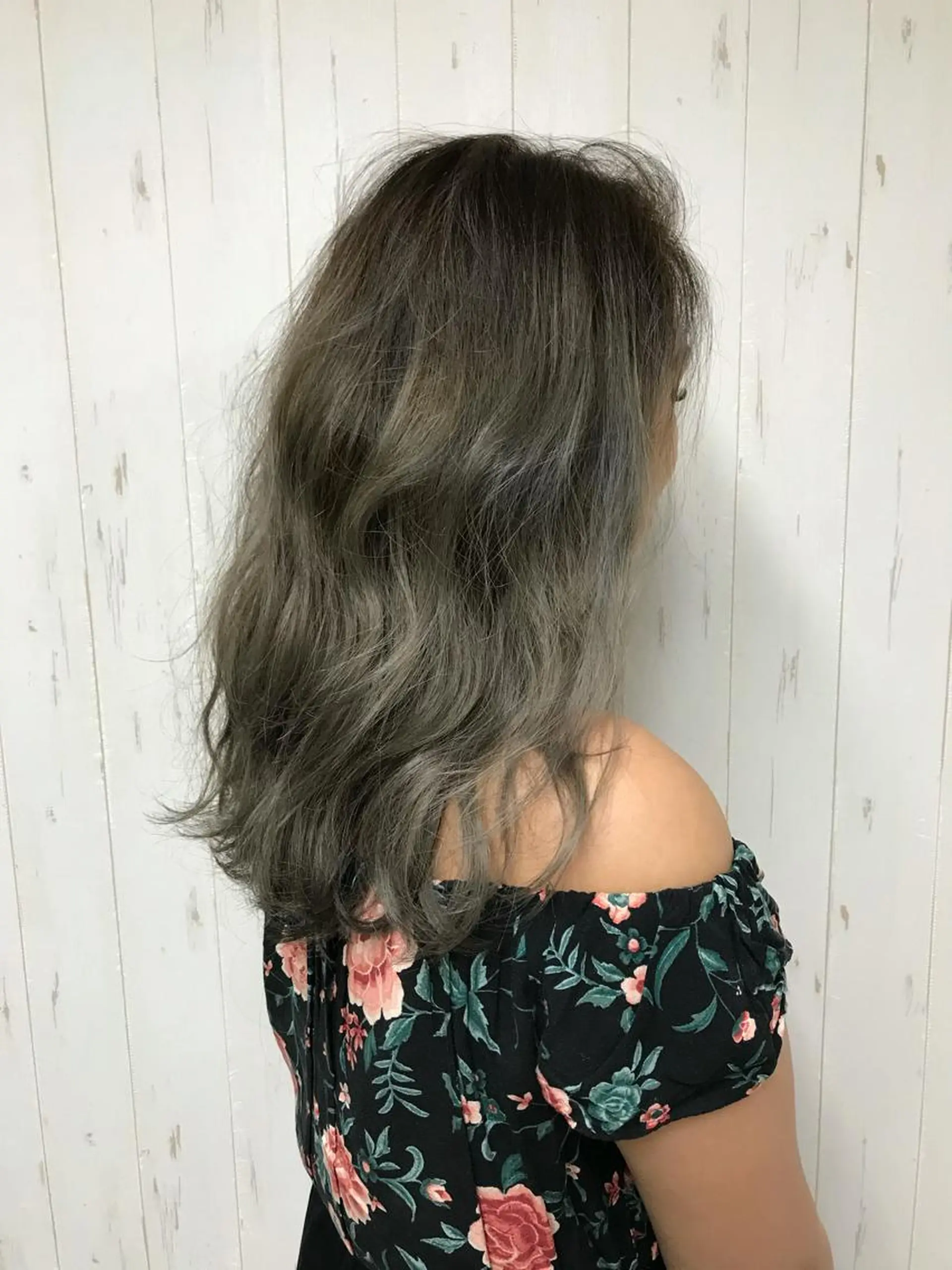 ロング カラー バレイヤージュ グレージュ レイヤーカット AN'TIA小作所属・AN'TIA小作代表 ⭐︎kazuma⭐︎のヘアスタイル