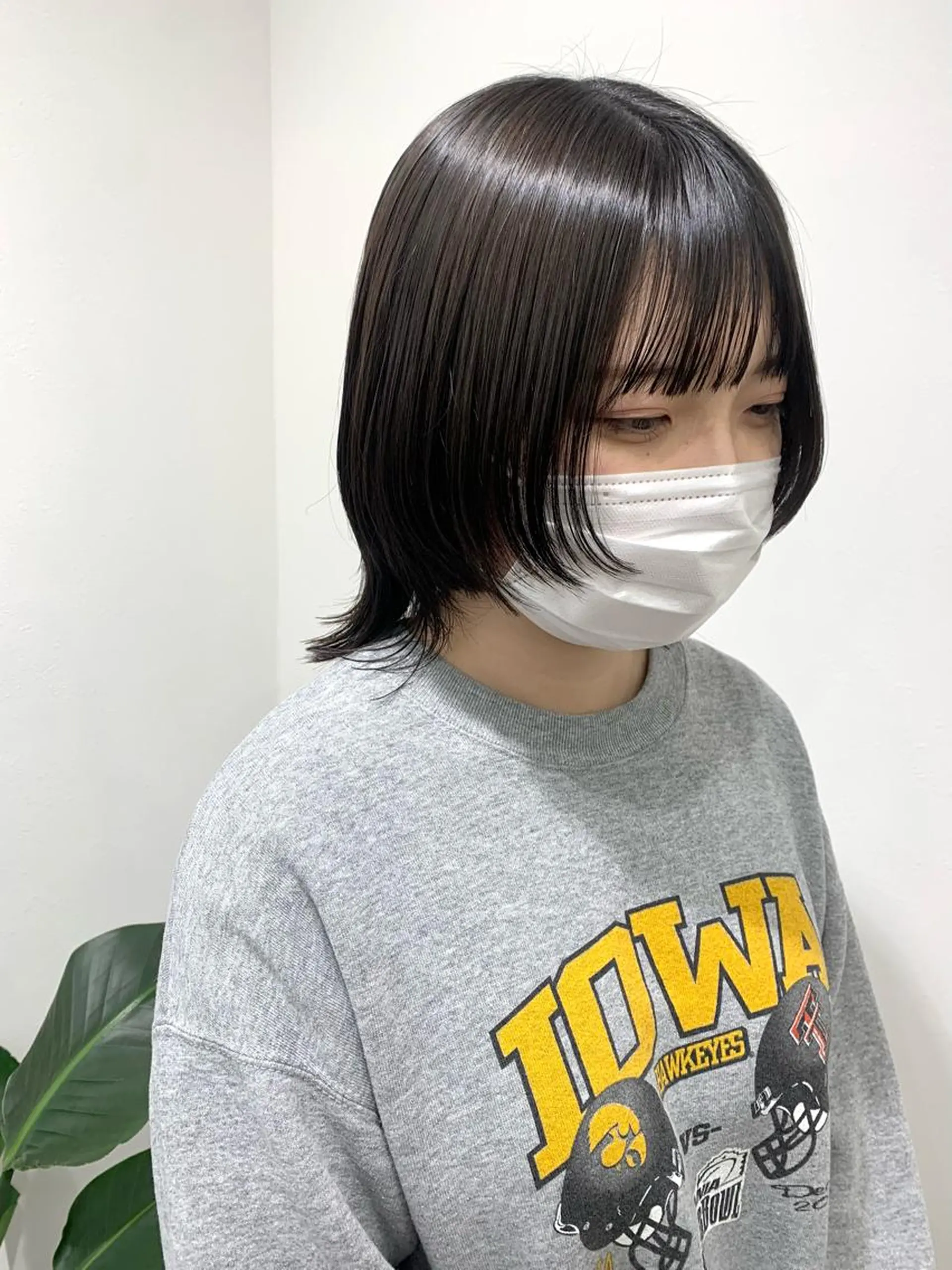 ミディアム カラー レイヤー ハイトーン 暖色⭐︎KANAKOのヘアスタイル