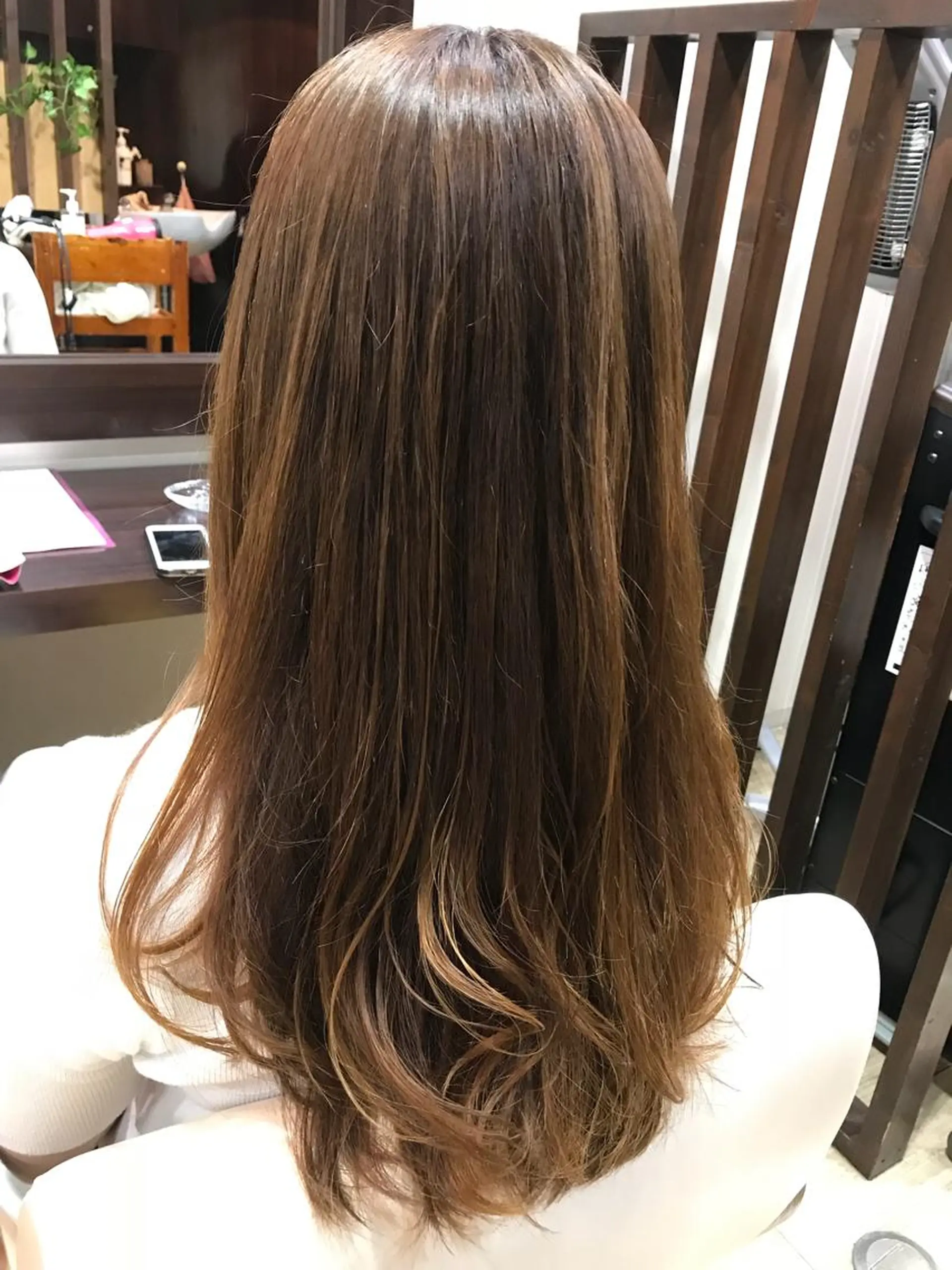 ロング トリートメント 竹内 杏里奈のヘアスタイル