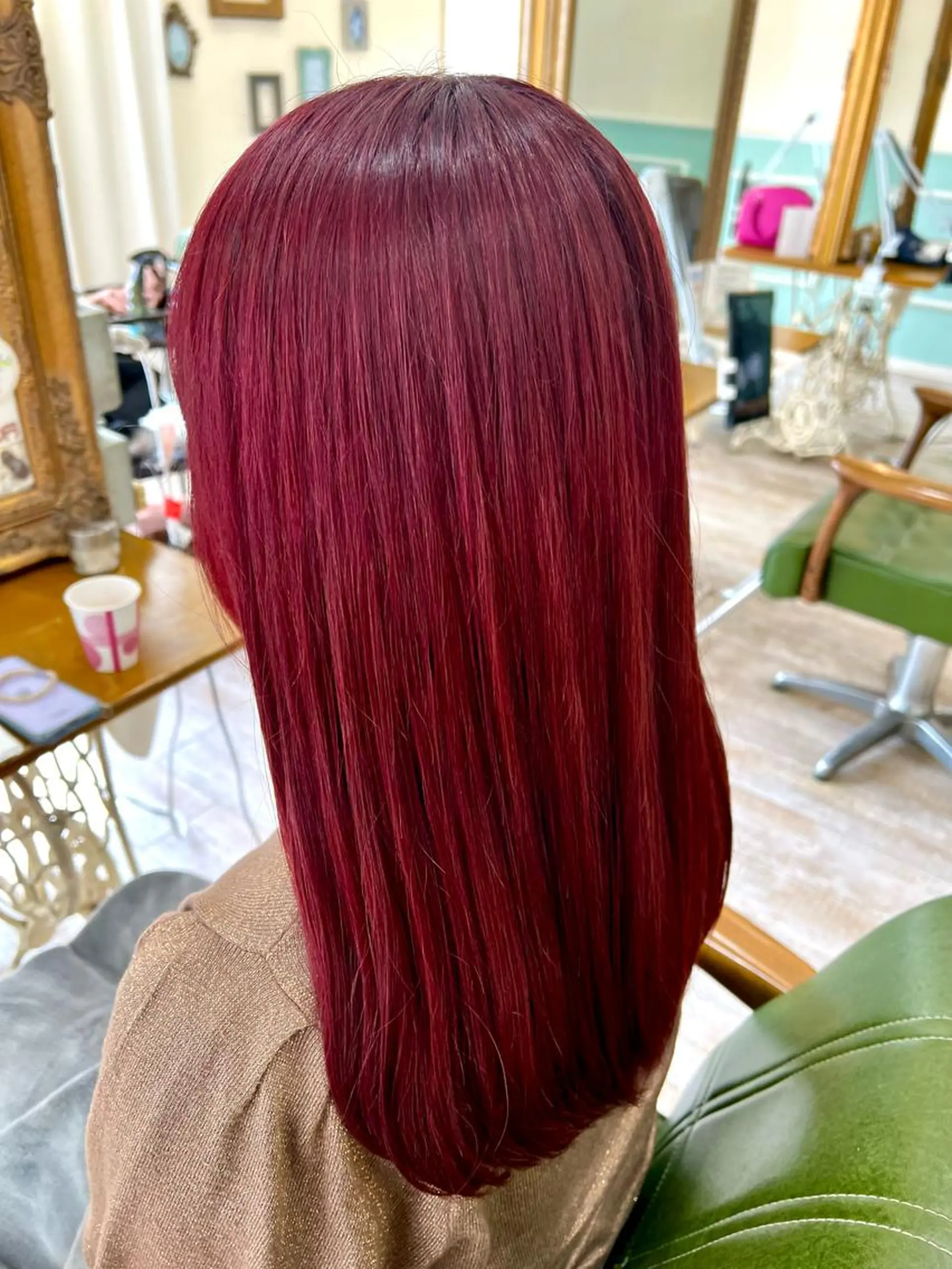 ロング カラー カシス ピンクカラー ヘアカラー トリートメント 新越谷noble店長 松本拓也▶◀*.のヘアスタイル