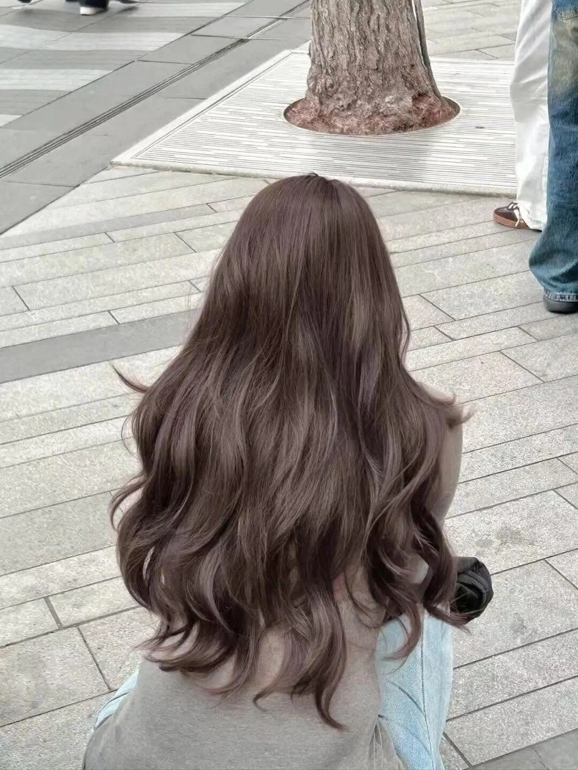 カラー 透明感ラベンダー/ レイヤー/表参道のヘアスタイル