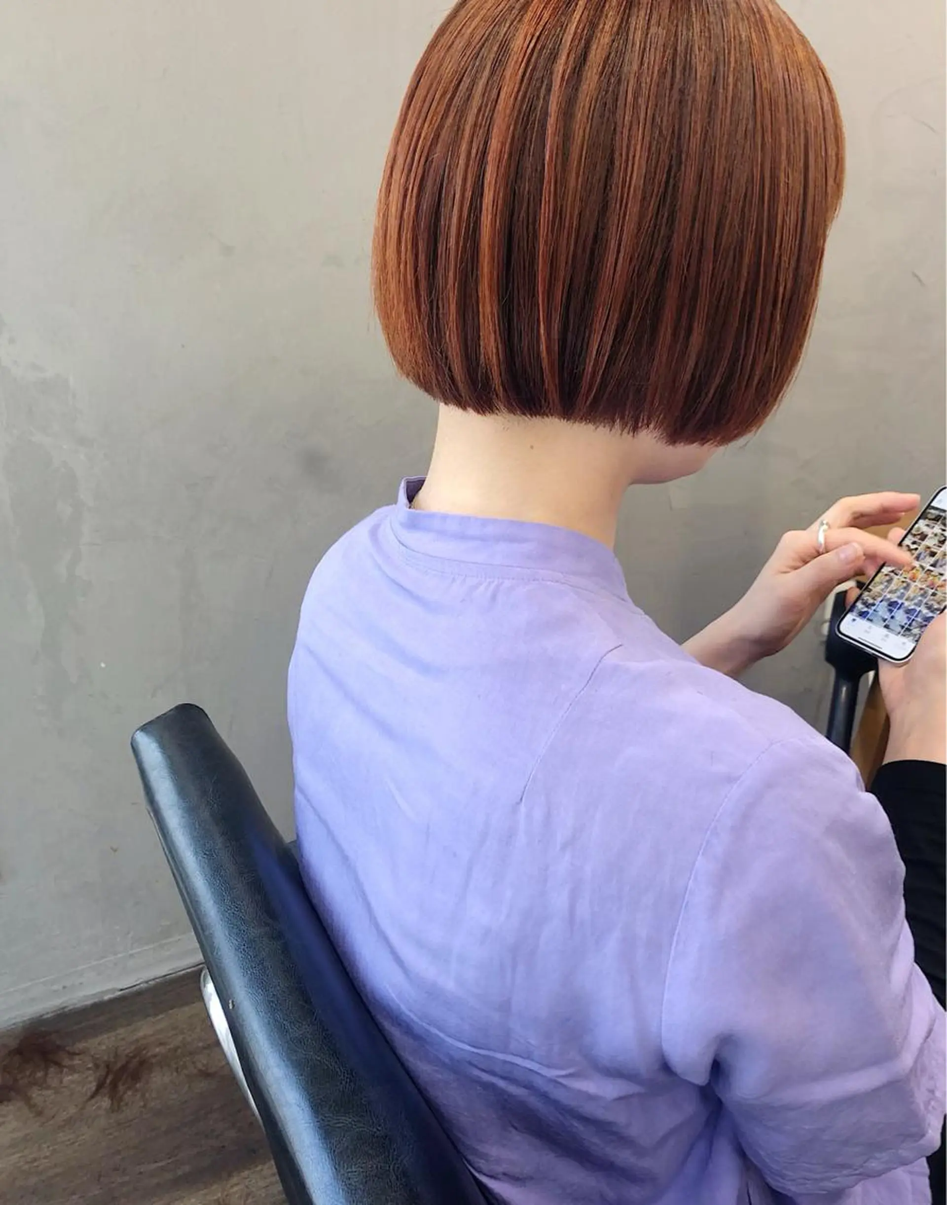 ショート カラー 長井 美佳のヘアスタイル