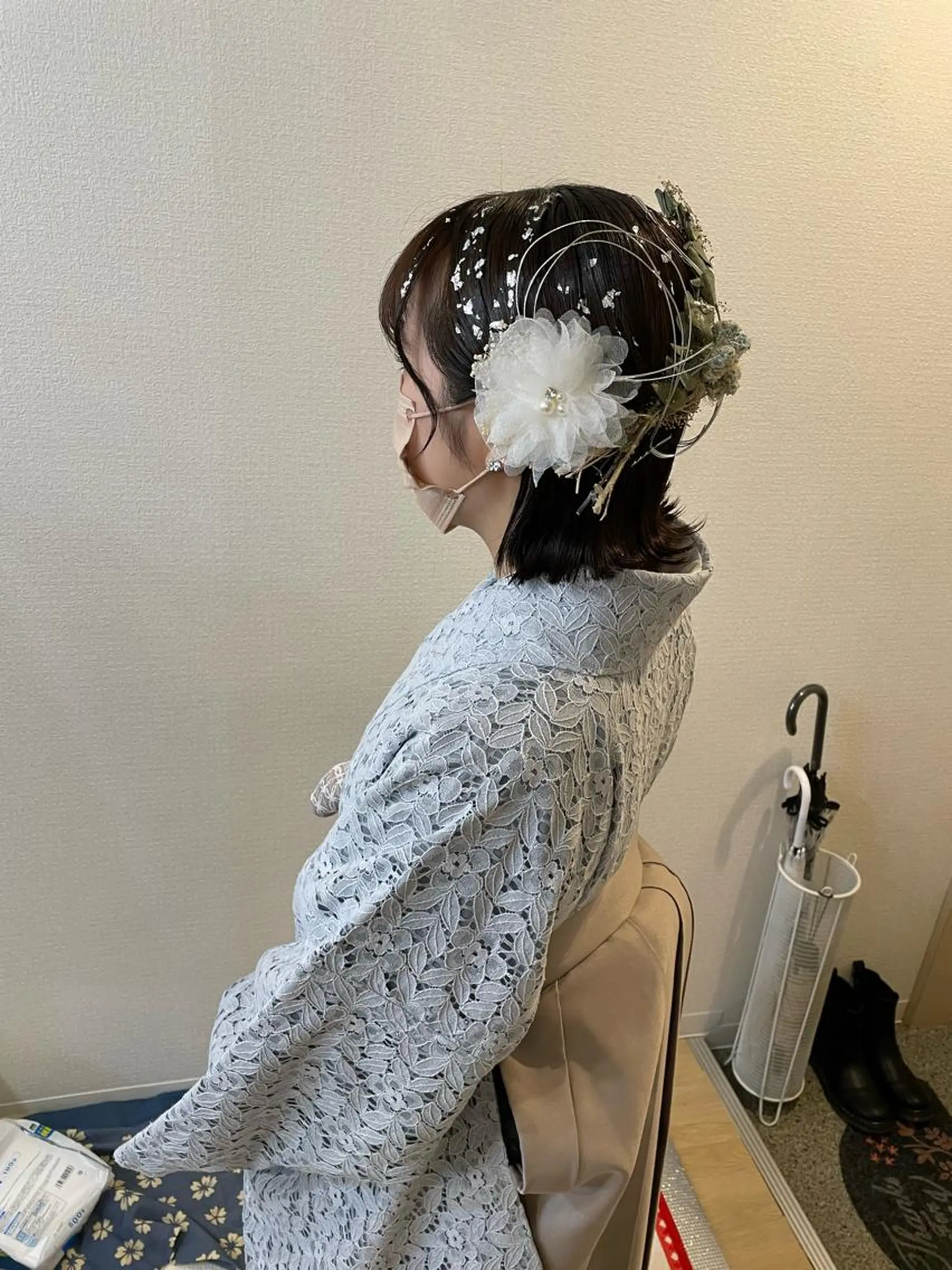 ショート ヘアアレンジ 着付け HempBeauty 浅野アサミのヘアスタイル