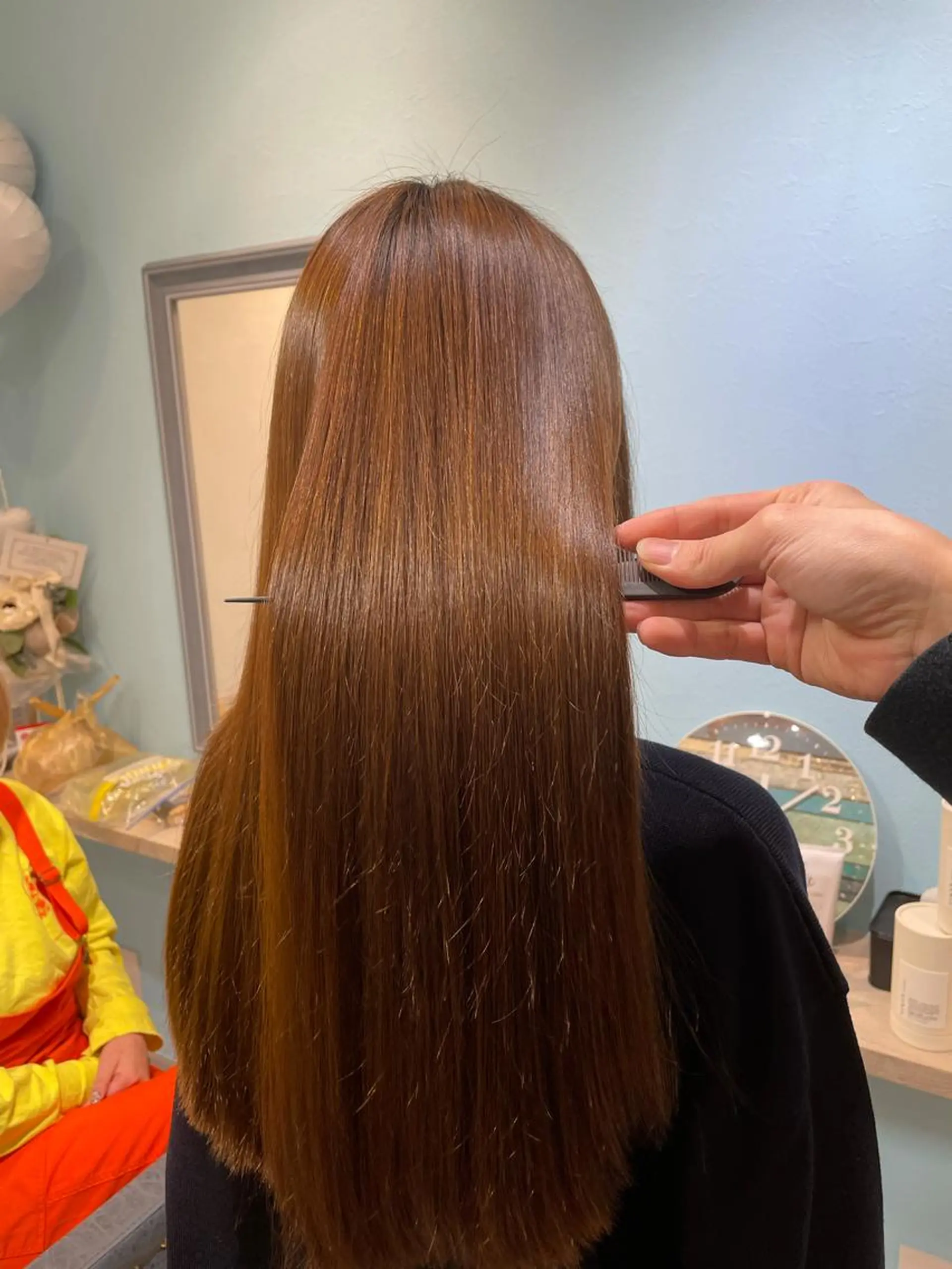 ロング 酸性ストレート 縮毛矯正 トリートメント Lia所属・縮毛矯正の達人 ☆　松本のヘアスタイル