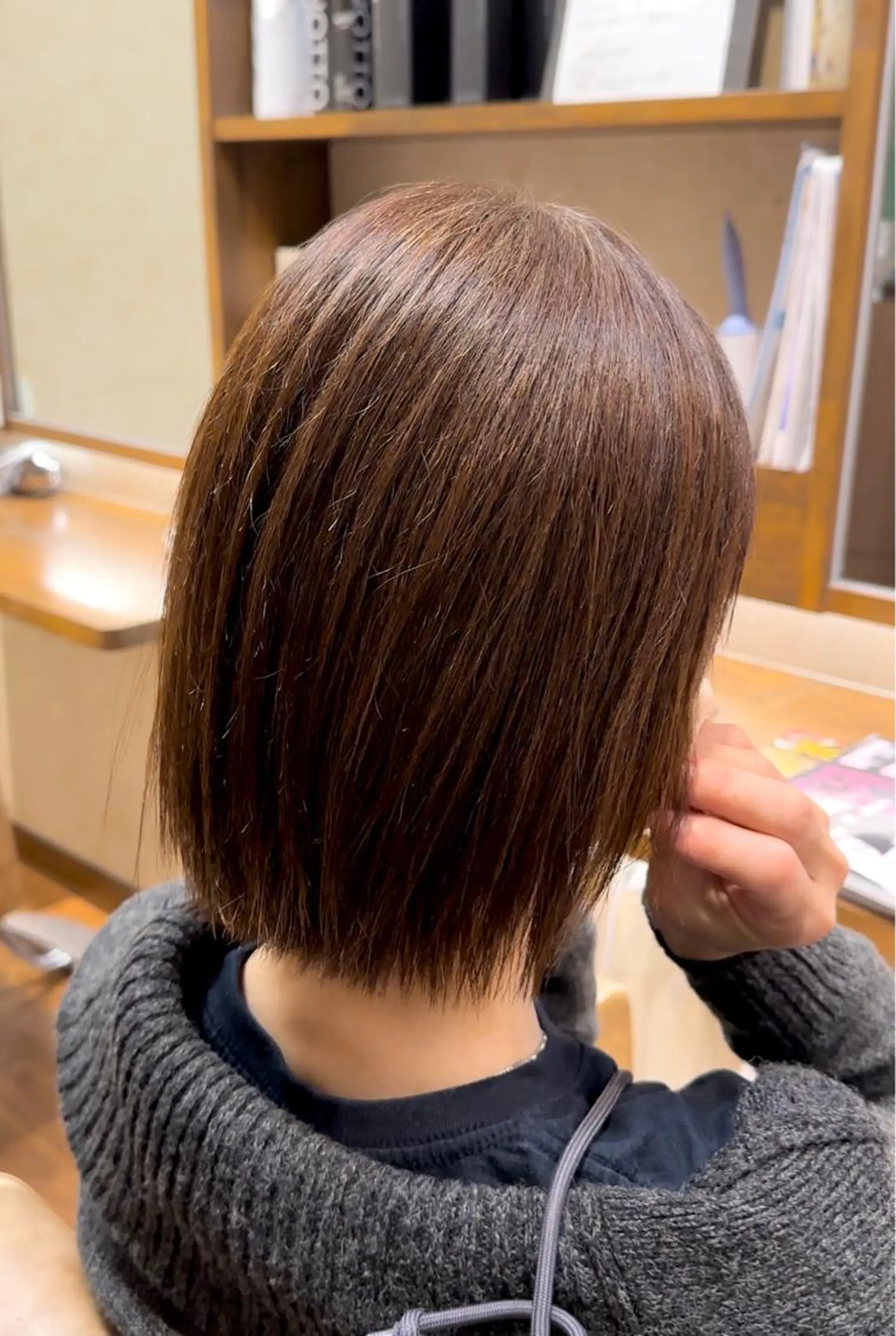 ショート パーマ くせ毛 縮毛矯正 アメイジングヘアー 千歳店　福嶋のヘアスタイル