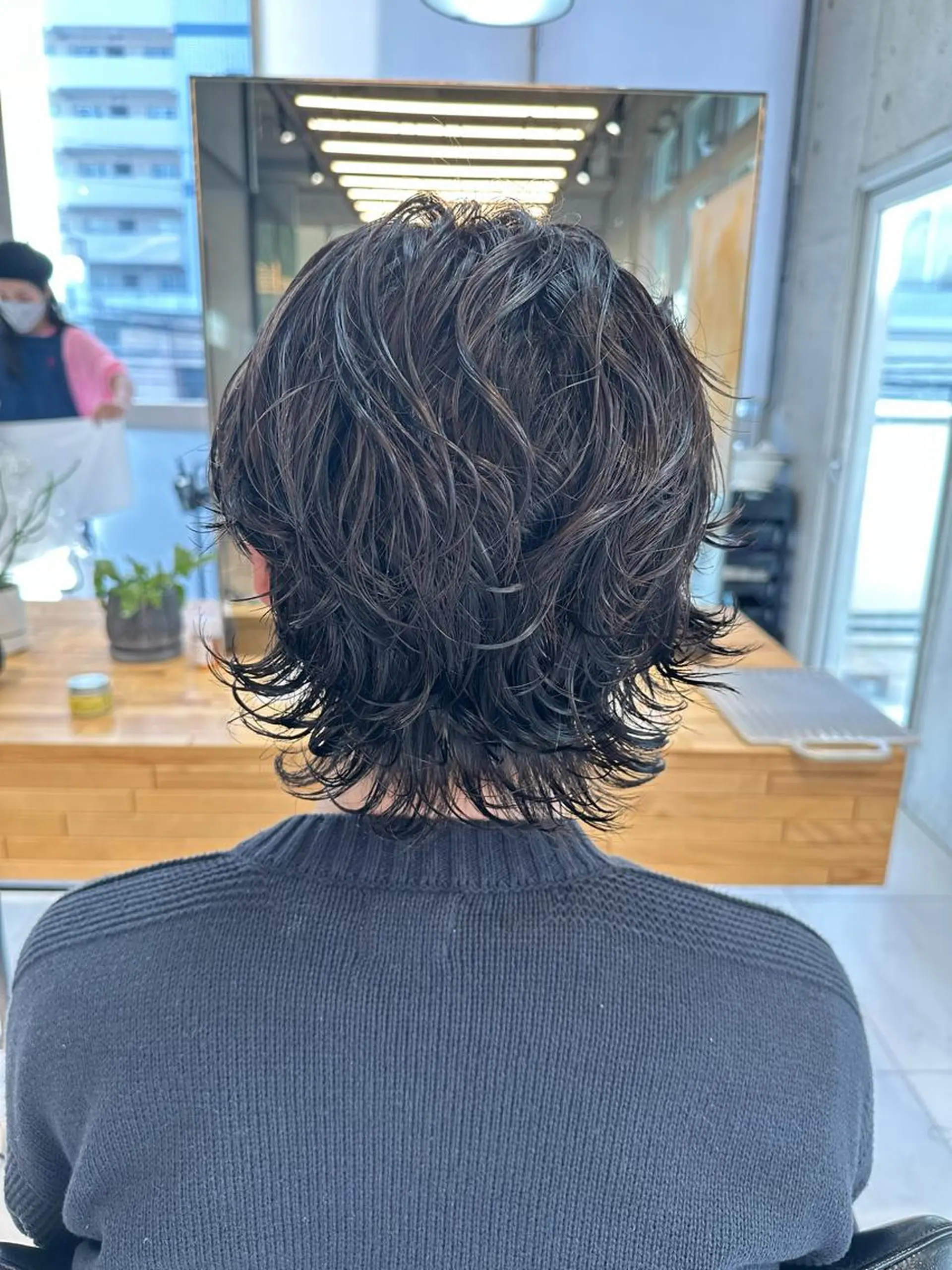 ショート レイヤーカット 園田あずさ/髪質改善 /透明感カラーのヘアスタイル