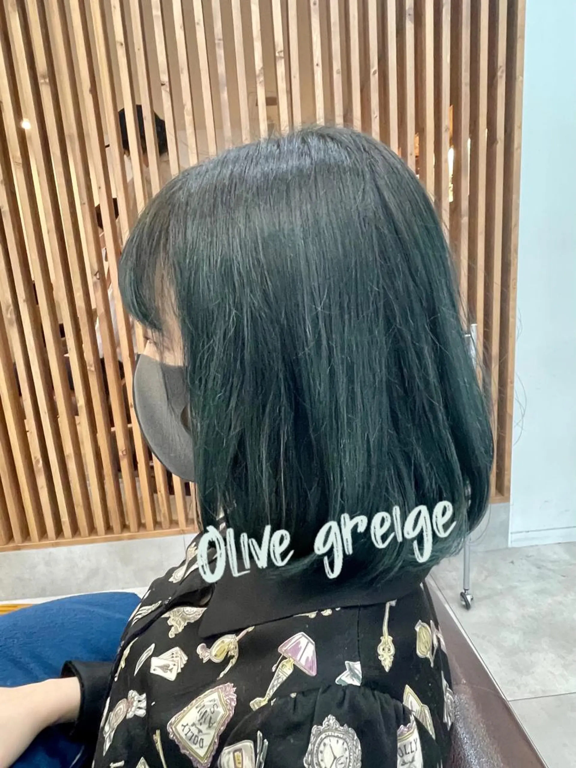ミディアム カラー ダブルカラー グレージュ オリーブグレージュ オリーブグレー カット ヘアカラー トリートメント ☆1109☆所属・メンズ大歓迎‼︎ ✨seigo✨のヘアスタイル