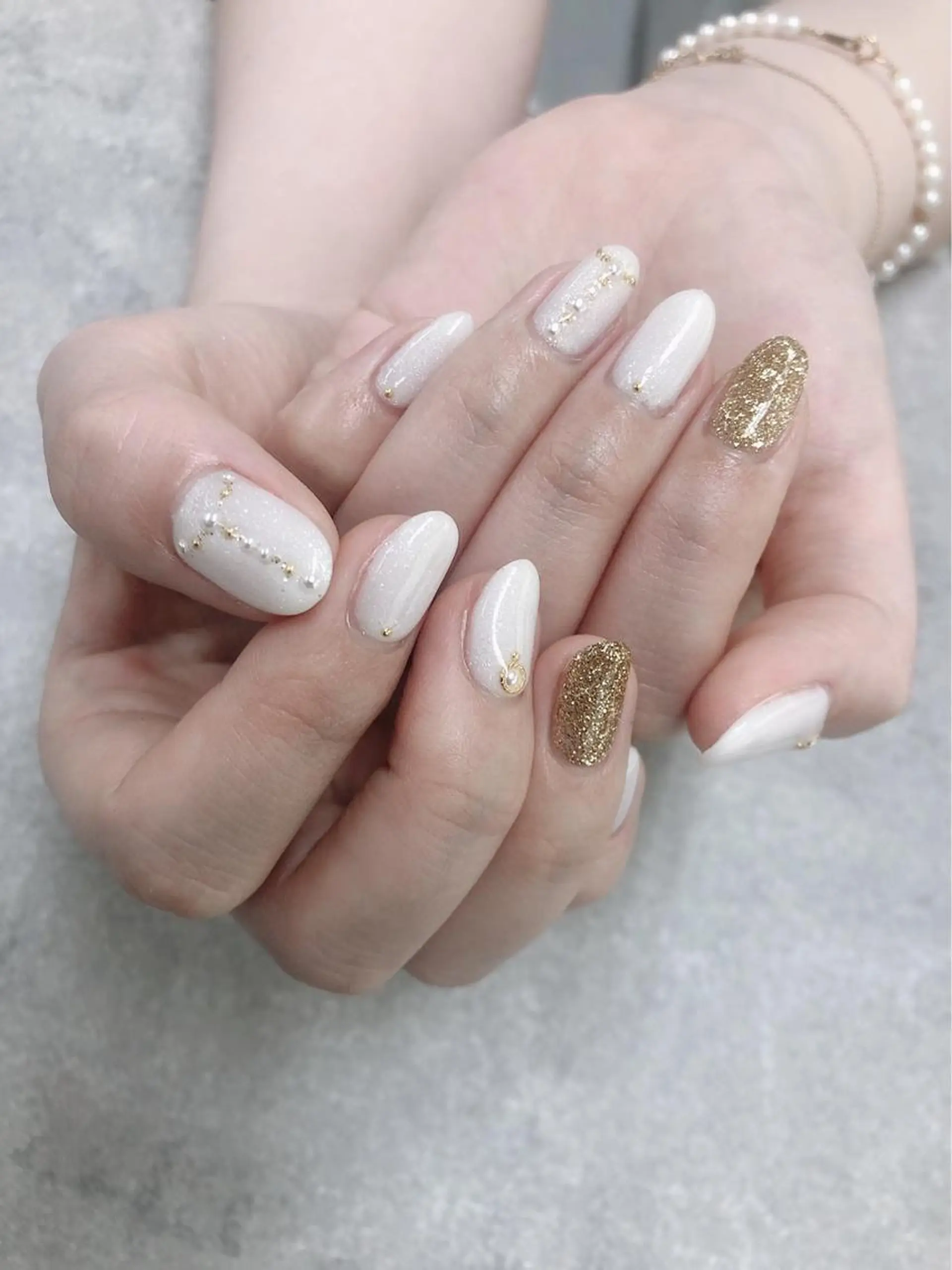 ネイル ワンカラーネイル ホワイト FASTNAIL PLUS 新宿店のネイルデザイン